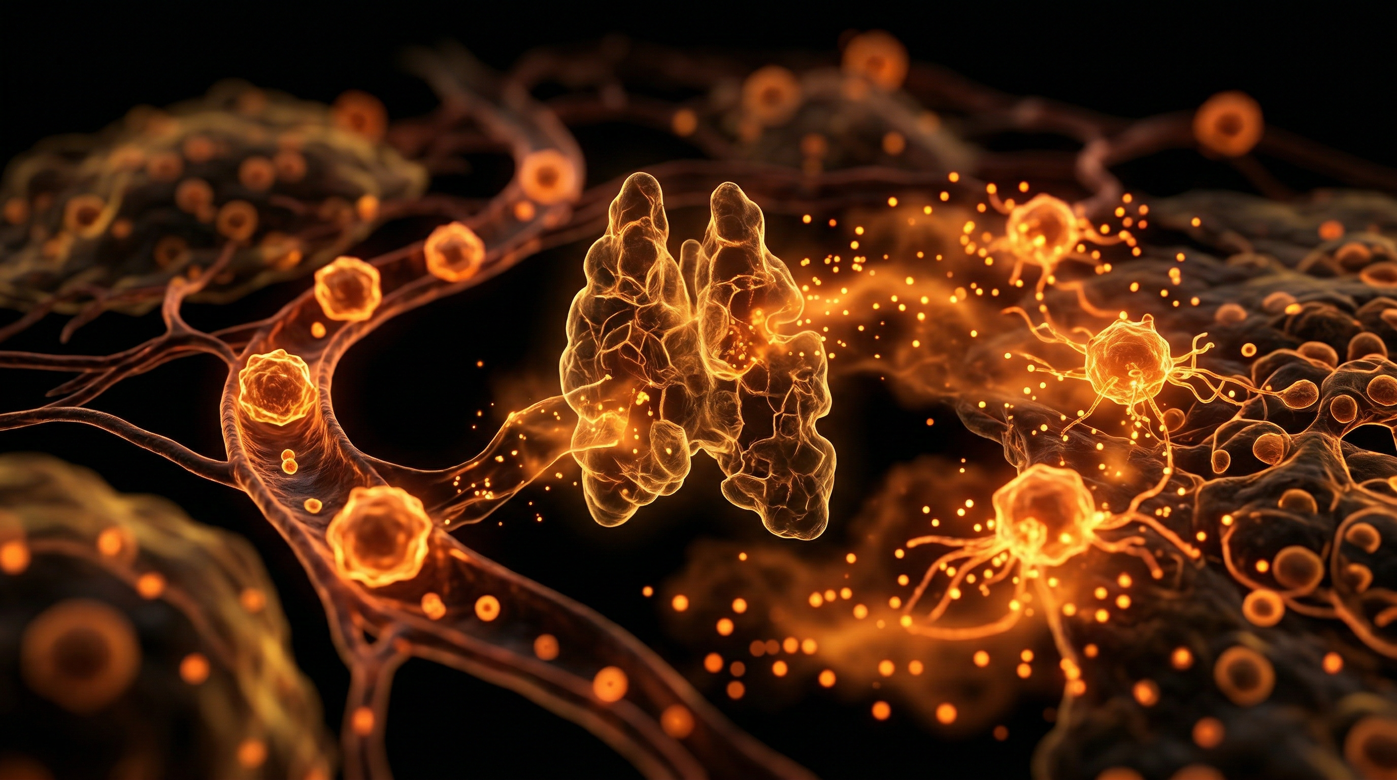 Scientific illustration for Inflammaging: The Destructive Feedback Loop of Thymic Loss
