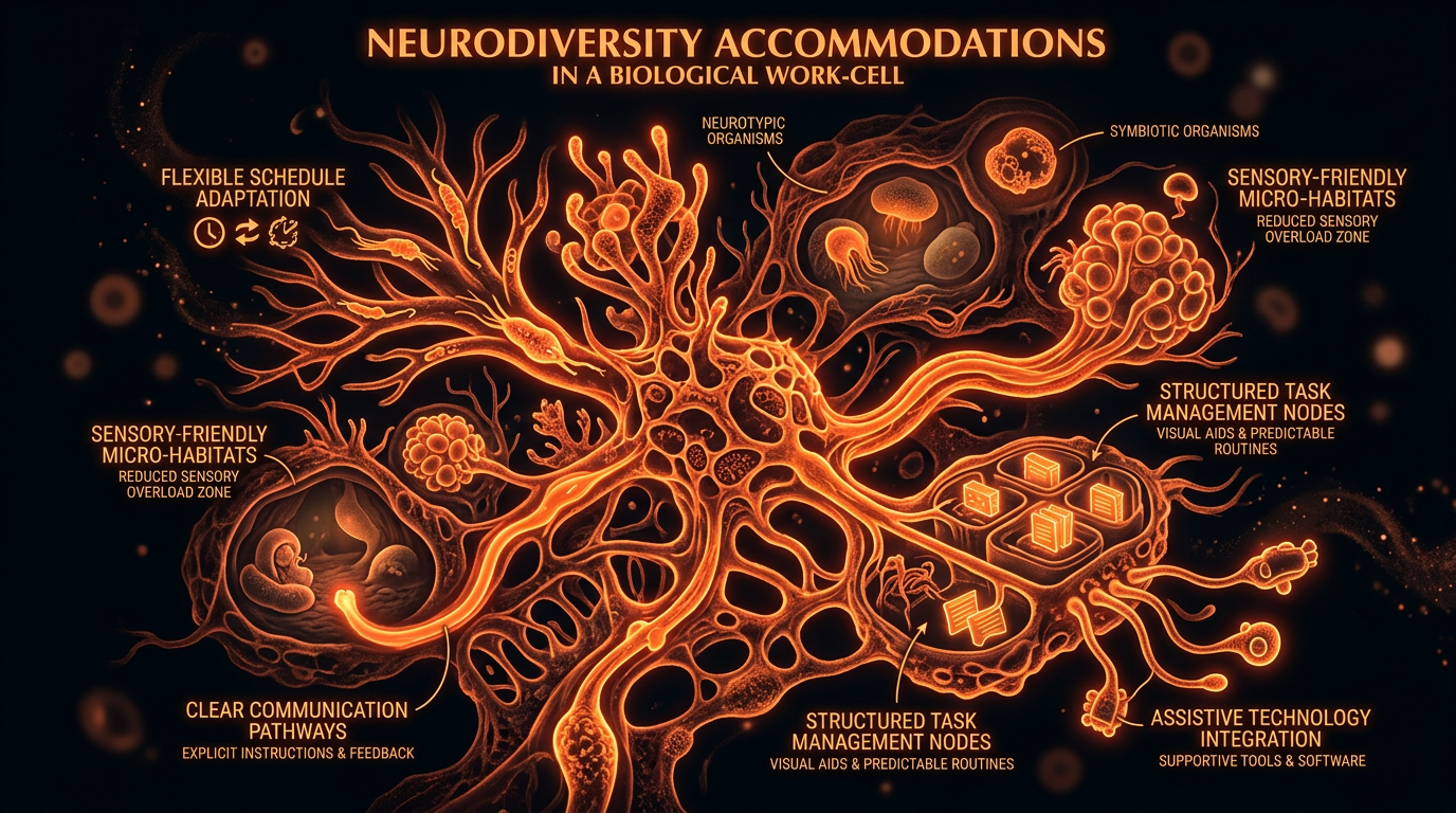 Scientific illustration for Workplace Accommodations for Neurodiversity