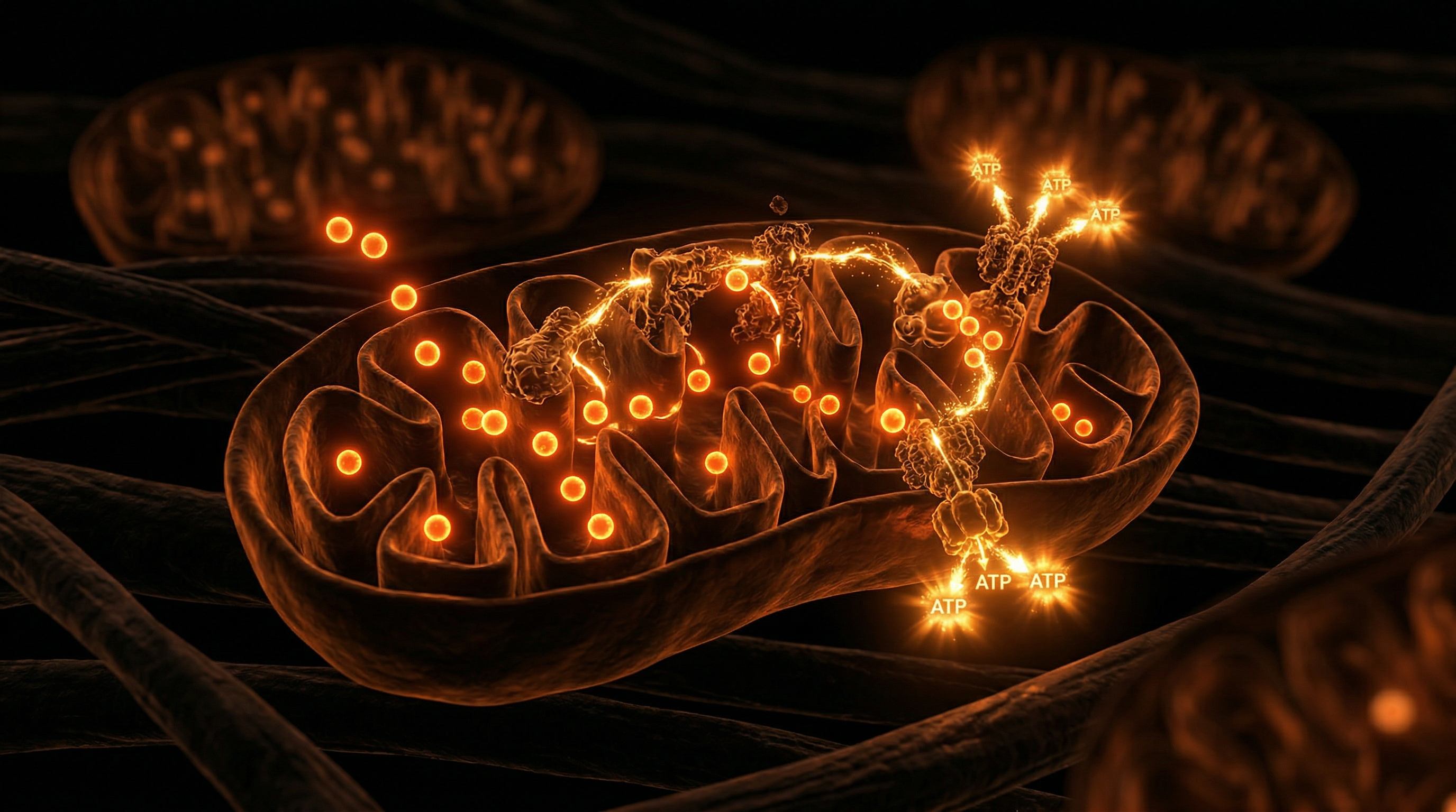Scientific illustration for CoQ10 Infusion: Mitochondrial Bioenergetics and Heart Health