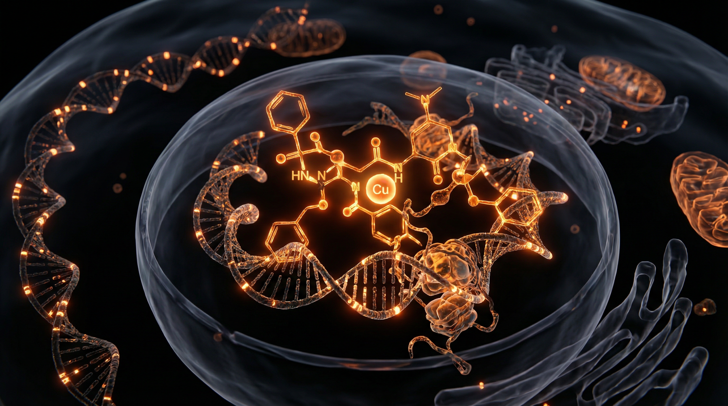 Scientific illustration for The Epigenetic Power of GHK-Cu: Resetting 4,000 Human Genes for Longevity