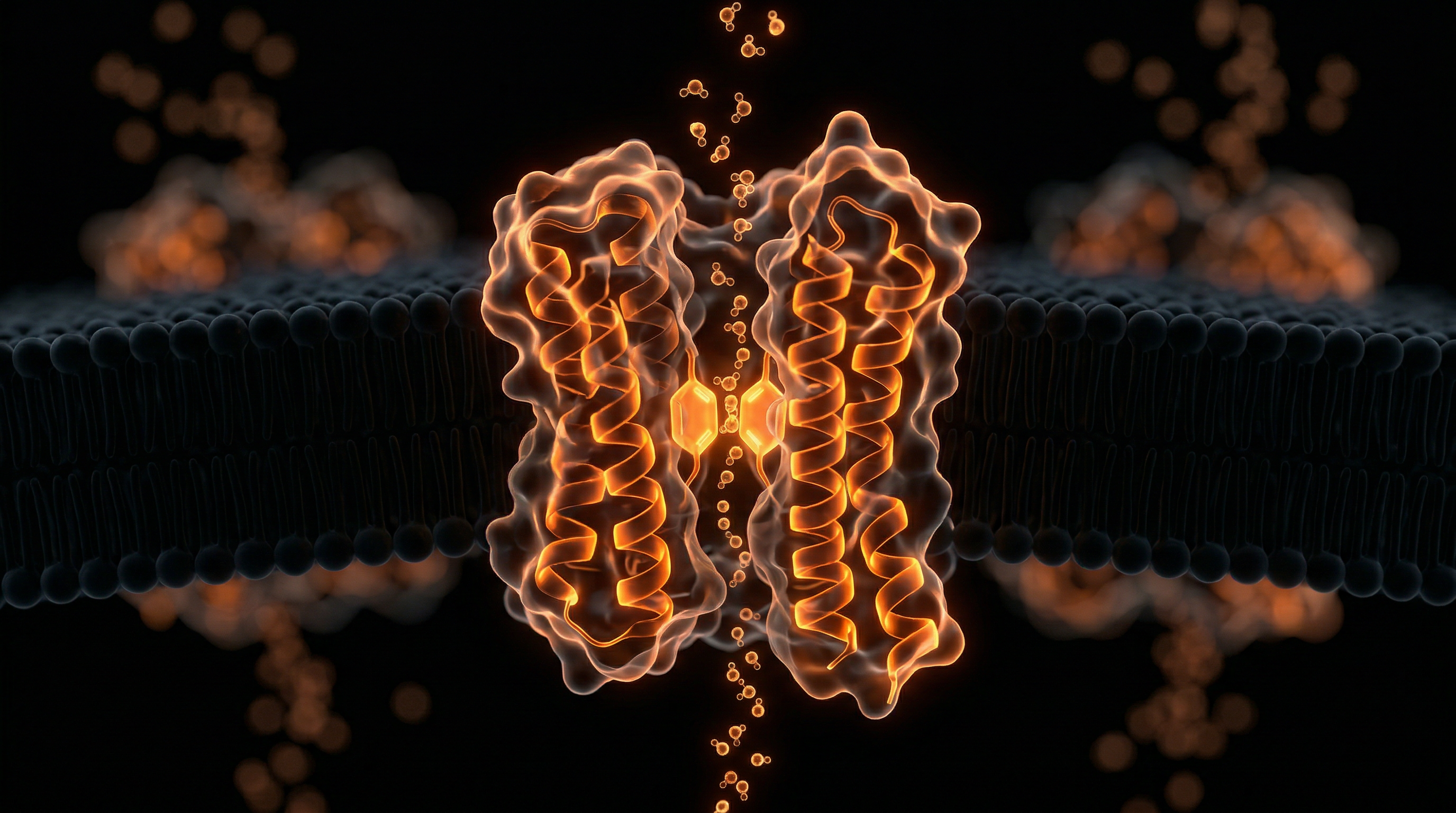 Scientific illustration for Aquaporin Flux: The Molecular Gates Regulating Hydration in a Changing UK Environment