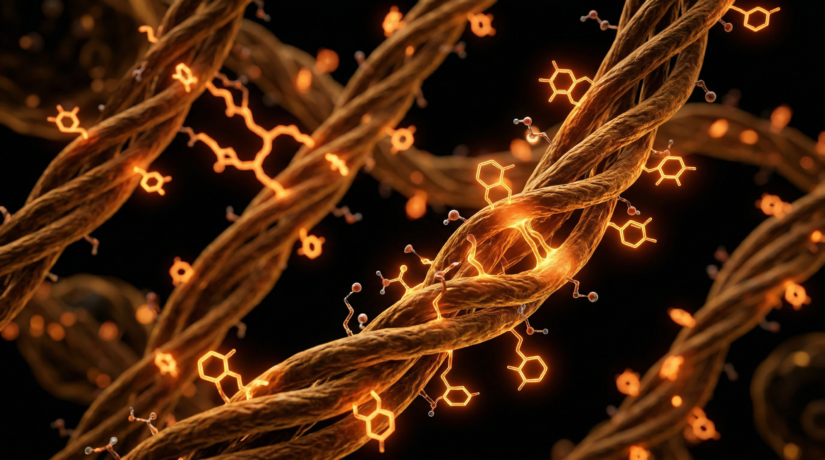 Scientific illustration for Glycation and Tissue Rigidity