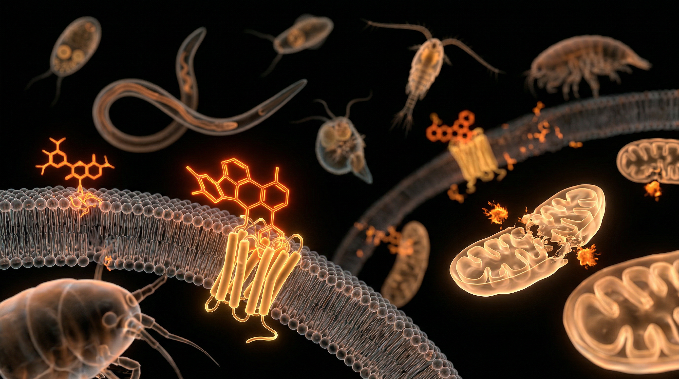 Scientific illustration for Benthic Organism Toxicity: Threats to the Ocean Floor