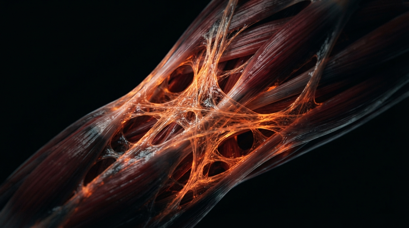Scientific illustration for The Myofascial Web: Why Conventional Anatomy Overlooks Connective Tissue Intelligence