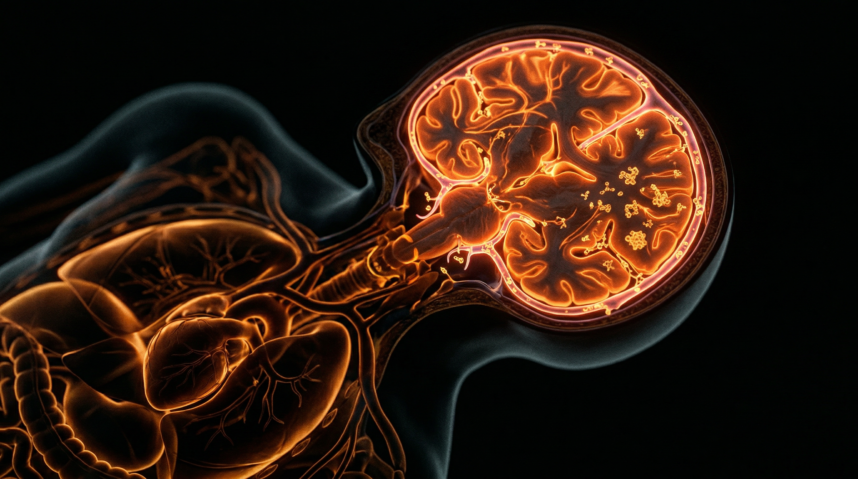 Scientific illustration for The Glymphatic System: Why UK Sleep Deprivation Trends are Fueling Neurodegenerative Decay