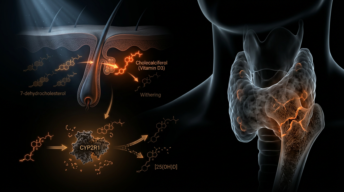 Scientific illustration for Latitude and Longevity: The Critical Failure of UK Vitamin D Supplementation Advice