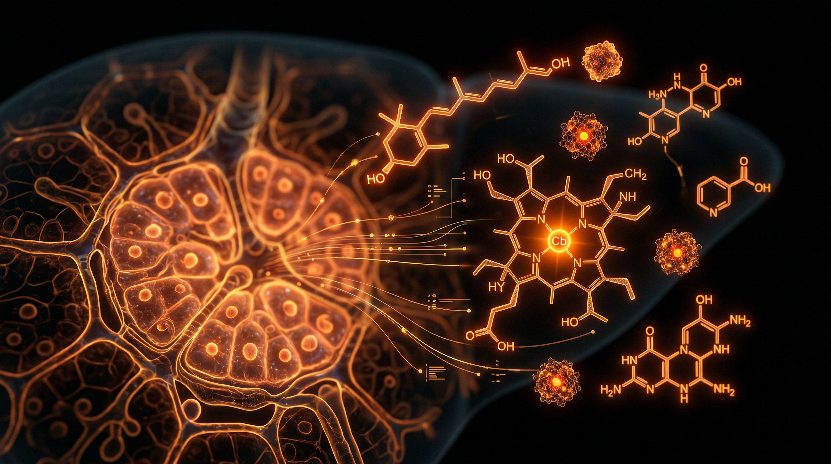 Scientific illustration for The Liver’s Nutrient Density: Quantifying Nature’s Ultimate Multivitamin