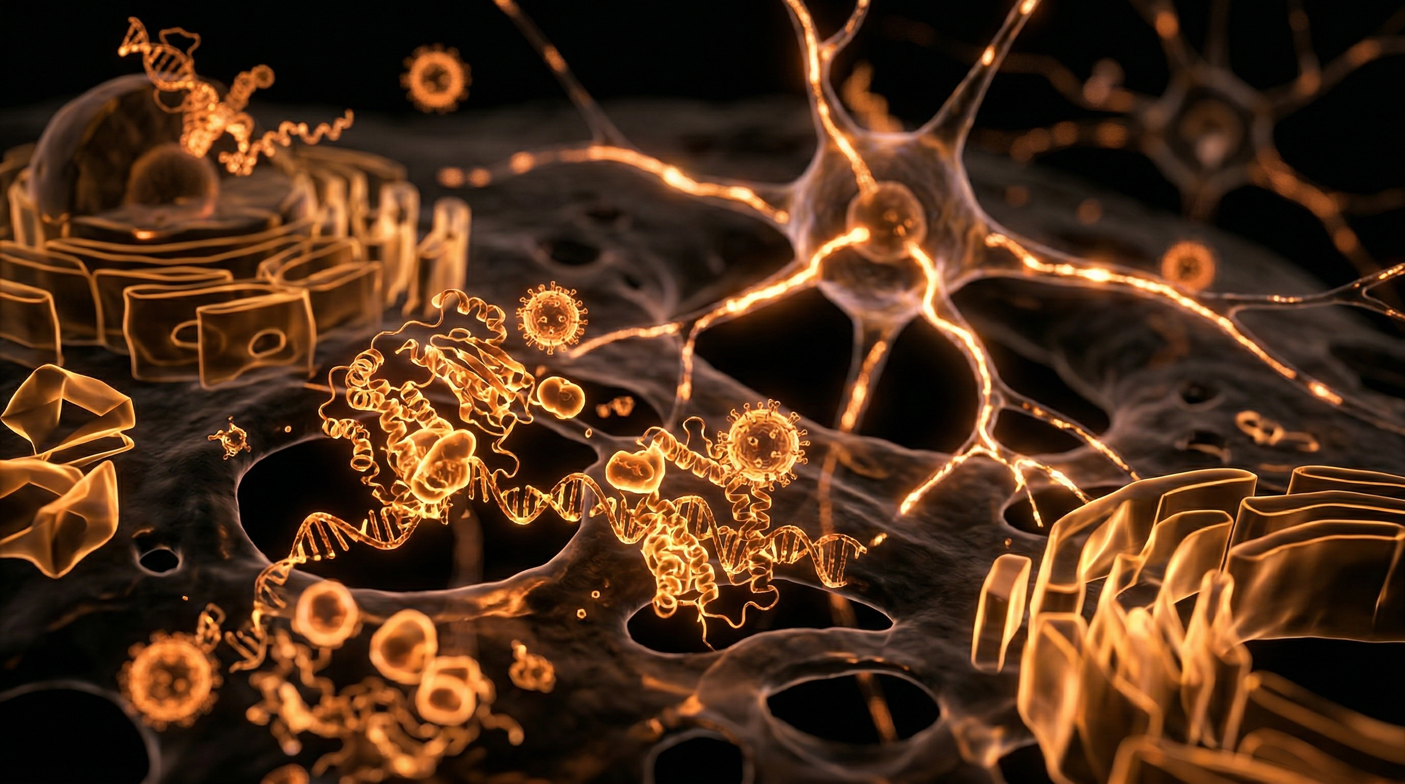 Scientific illustration for Circadian Rhythm Disruption: Sleep Architecture in Post-Viral Recovery
