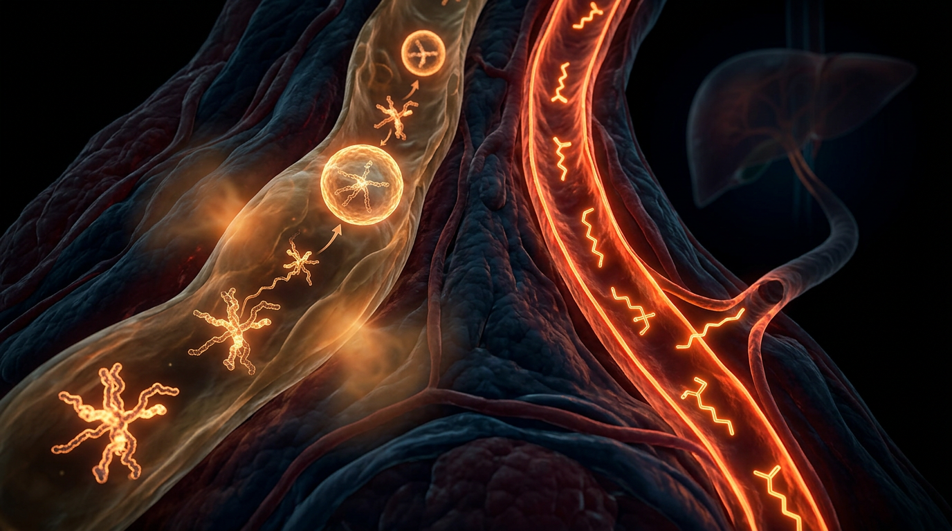 Scientific illustration for Keto for Lymphoedema: The Metabolic Impact of Long-Chain vs Medium-Chain Triglycerides