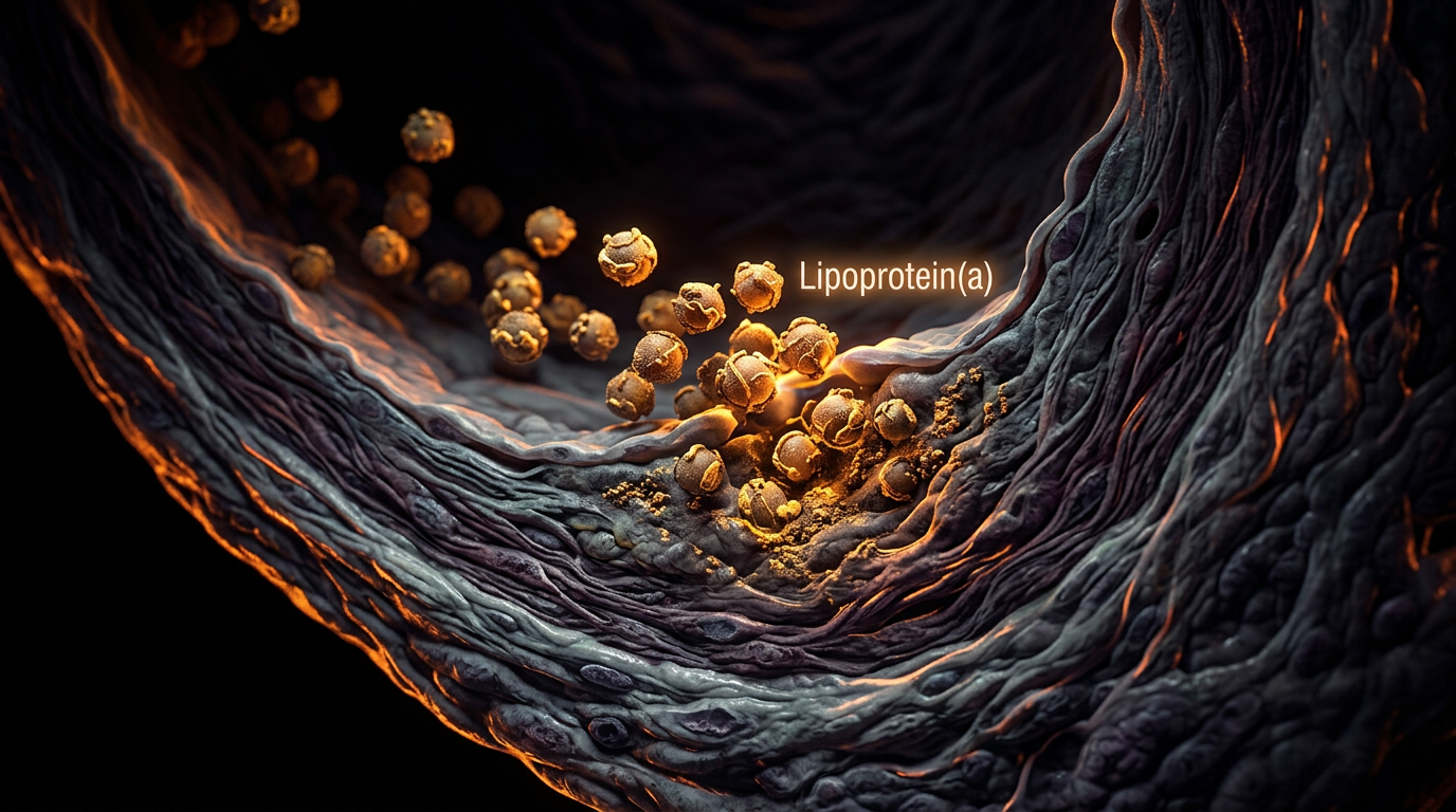 Scientific illustration for Lipoprotein(a): The Genetic 'Hidden' Heart Risk Missing from Standard NHS Blood Panels