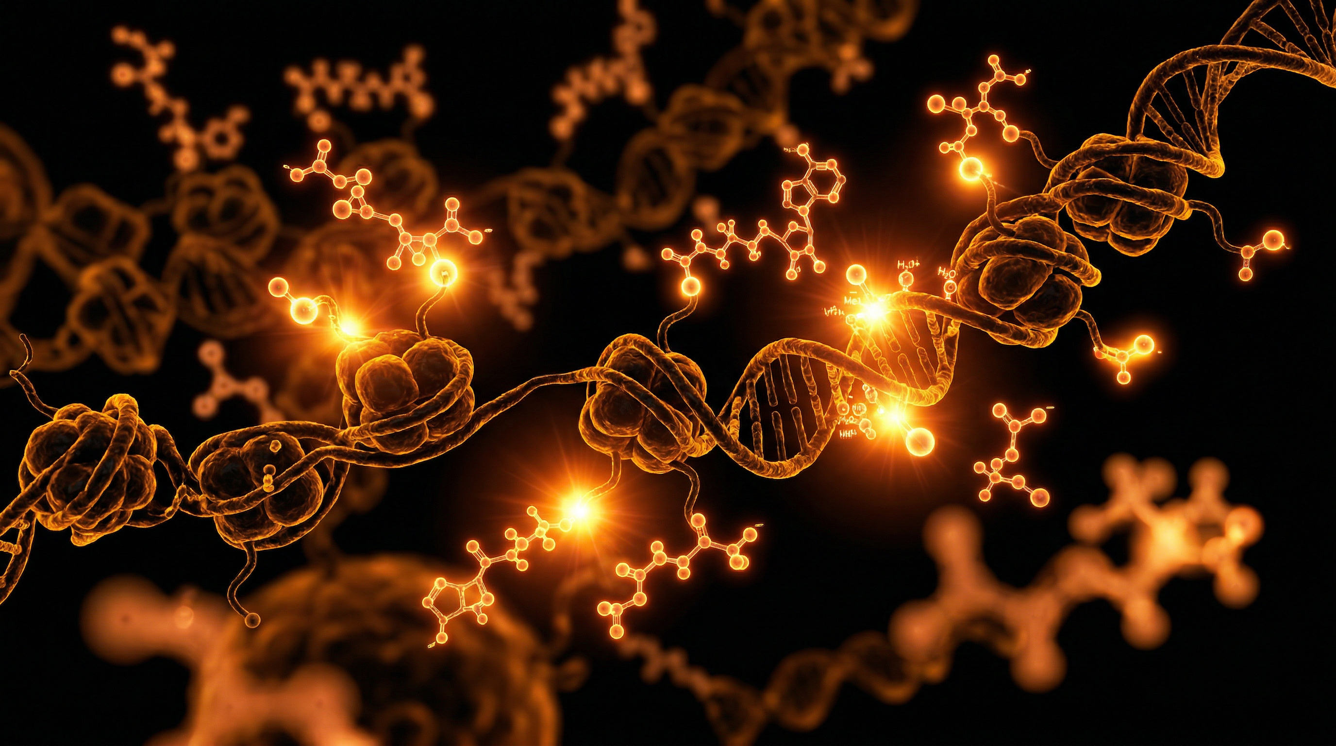 Scientific illustration for Epigenetic Remodelling: How Metabolic Intermediates Alter the Cancer Genome