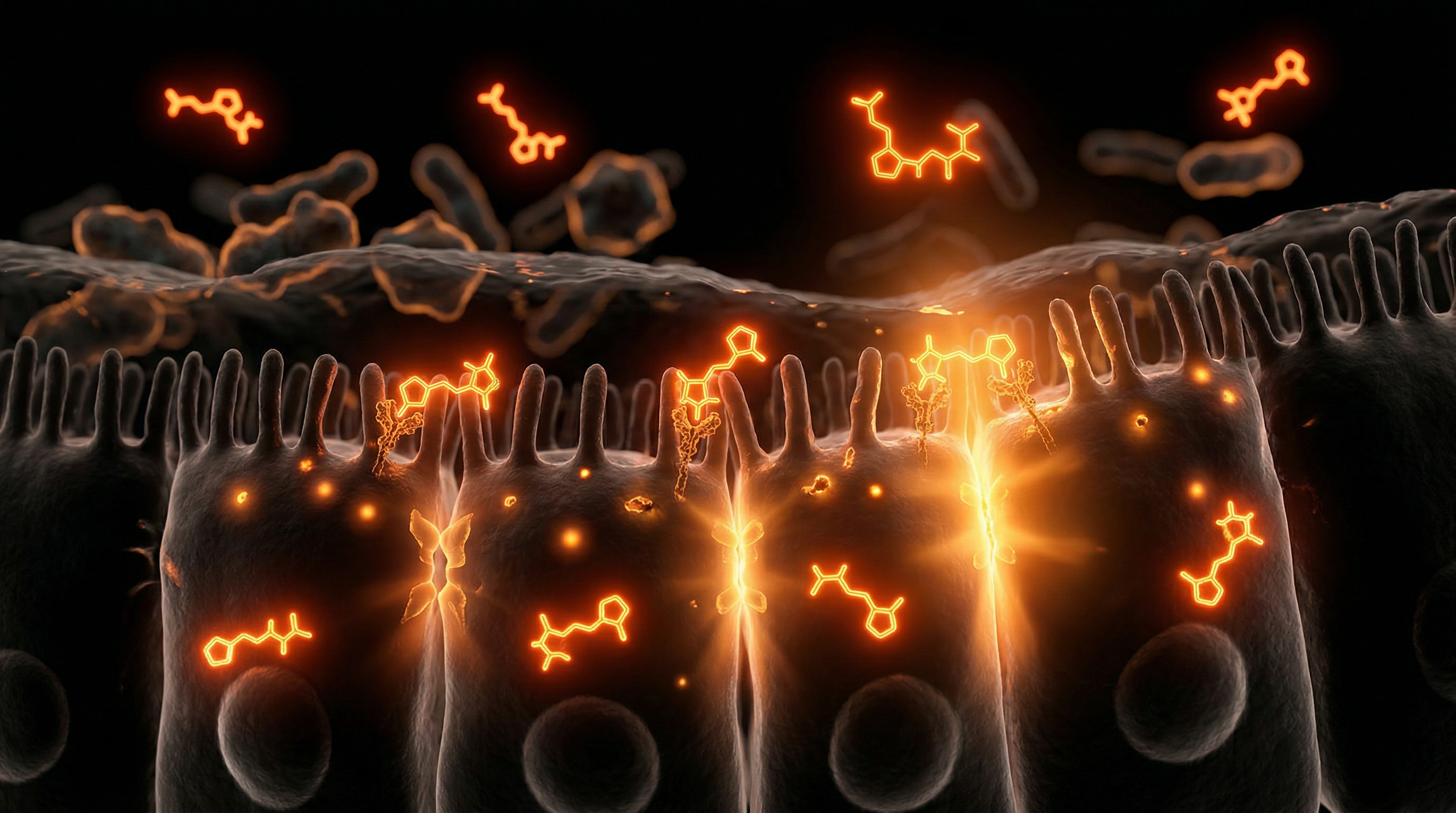 Scientific illustration for KPV: Targeted Anti-Inflammatory Peptides for Gut Dysbiosis