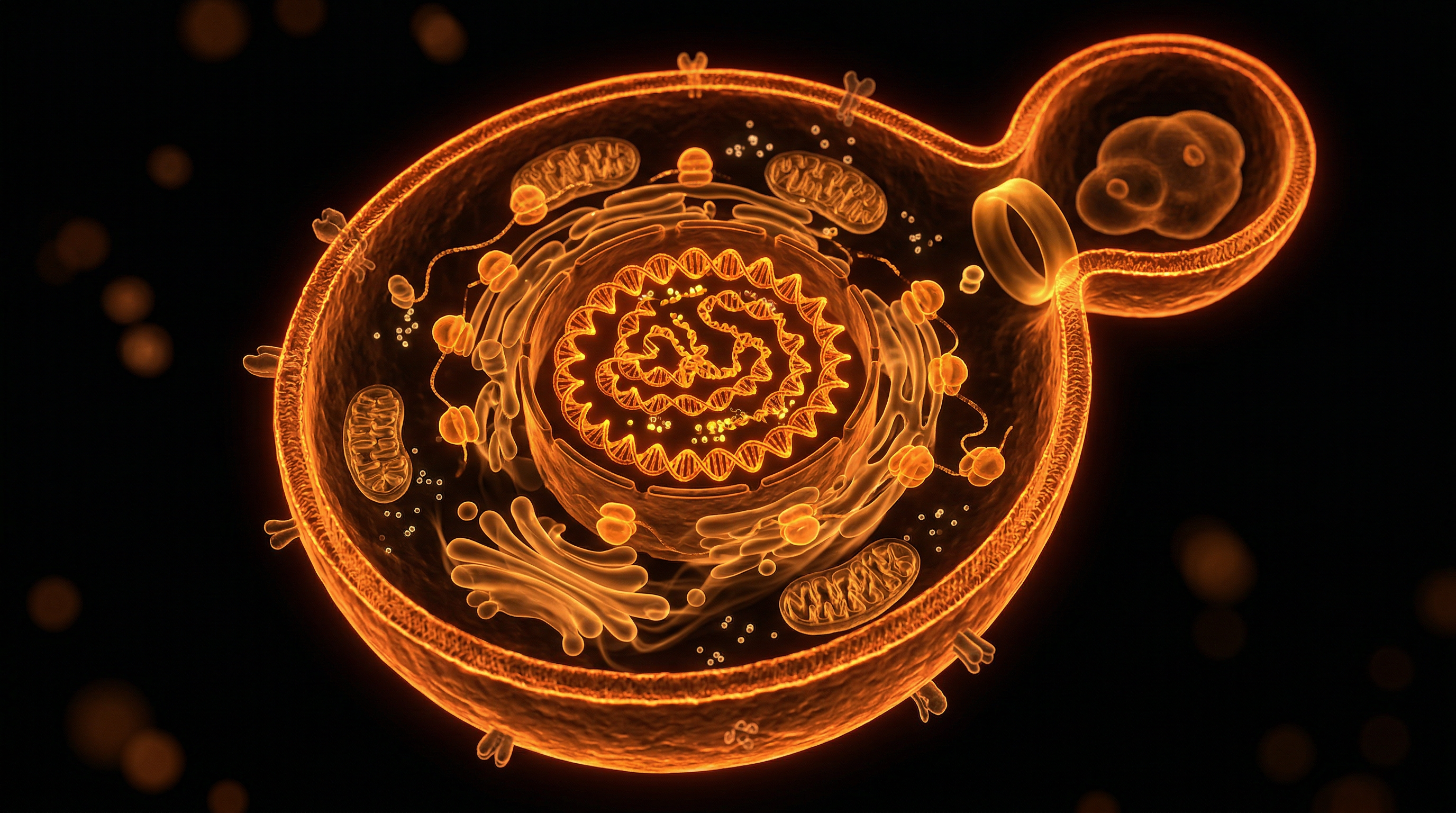 Scientific illustration for Synthetic Yeast: Redesigning the Building Blocks of Life