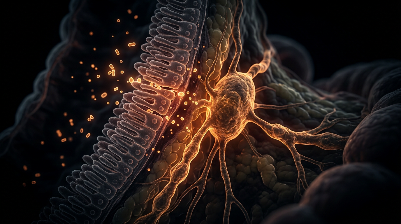 Scientific illustration for The Gut-Lymph Axis: Does Intestinal Permeability Impact Peripheral Swelling?