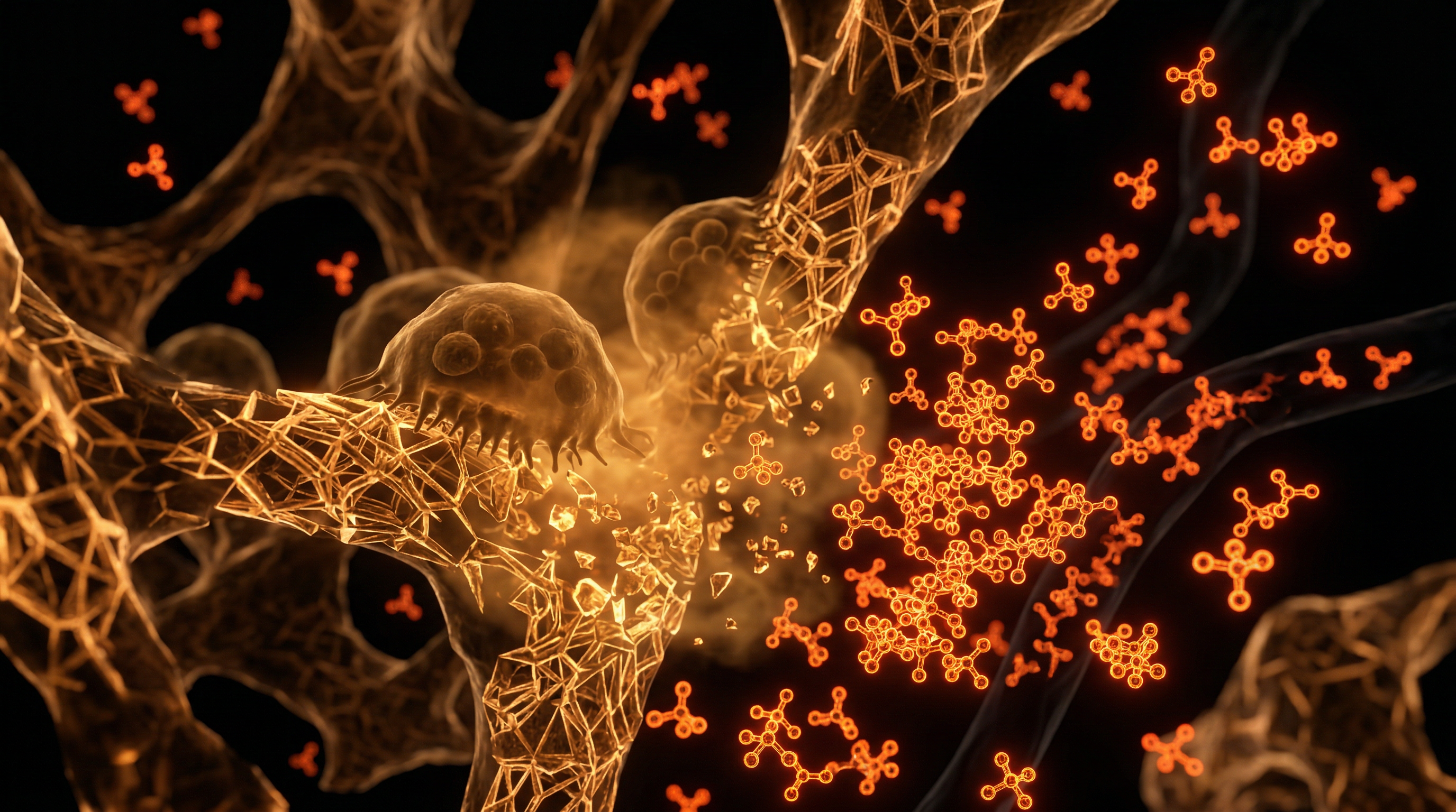 Scientific illustration for Phosphorus Overload and Bone Demineralization