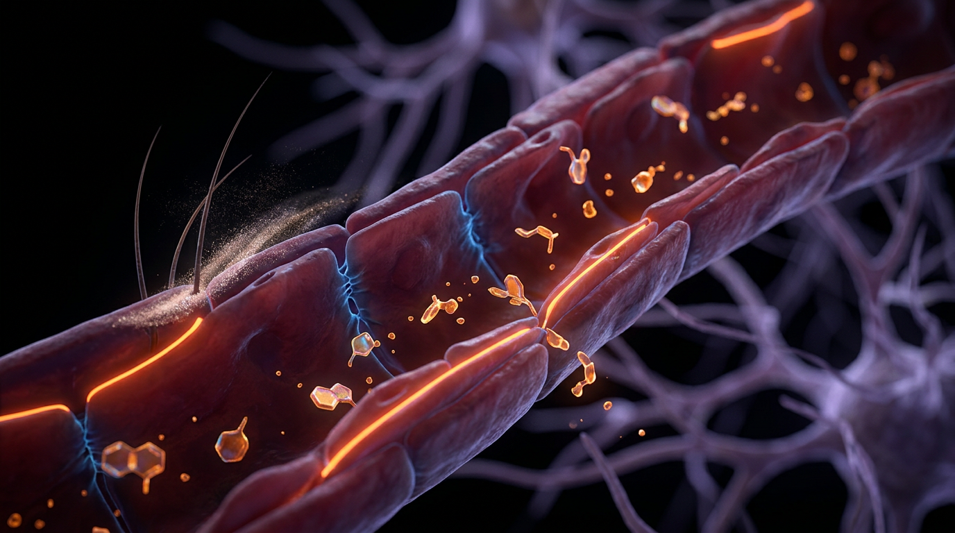 Scientific illustration for Scent of Subversion: How Synthetic Fragrances Breach the Blood-Brain Barrier