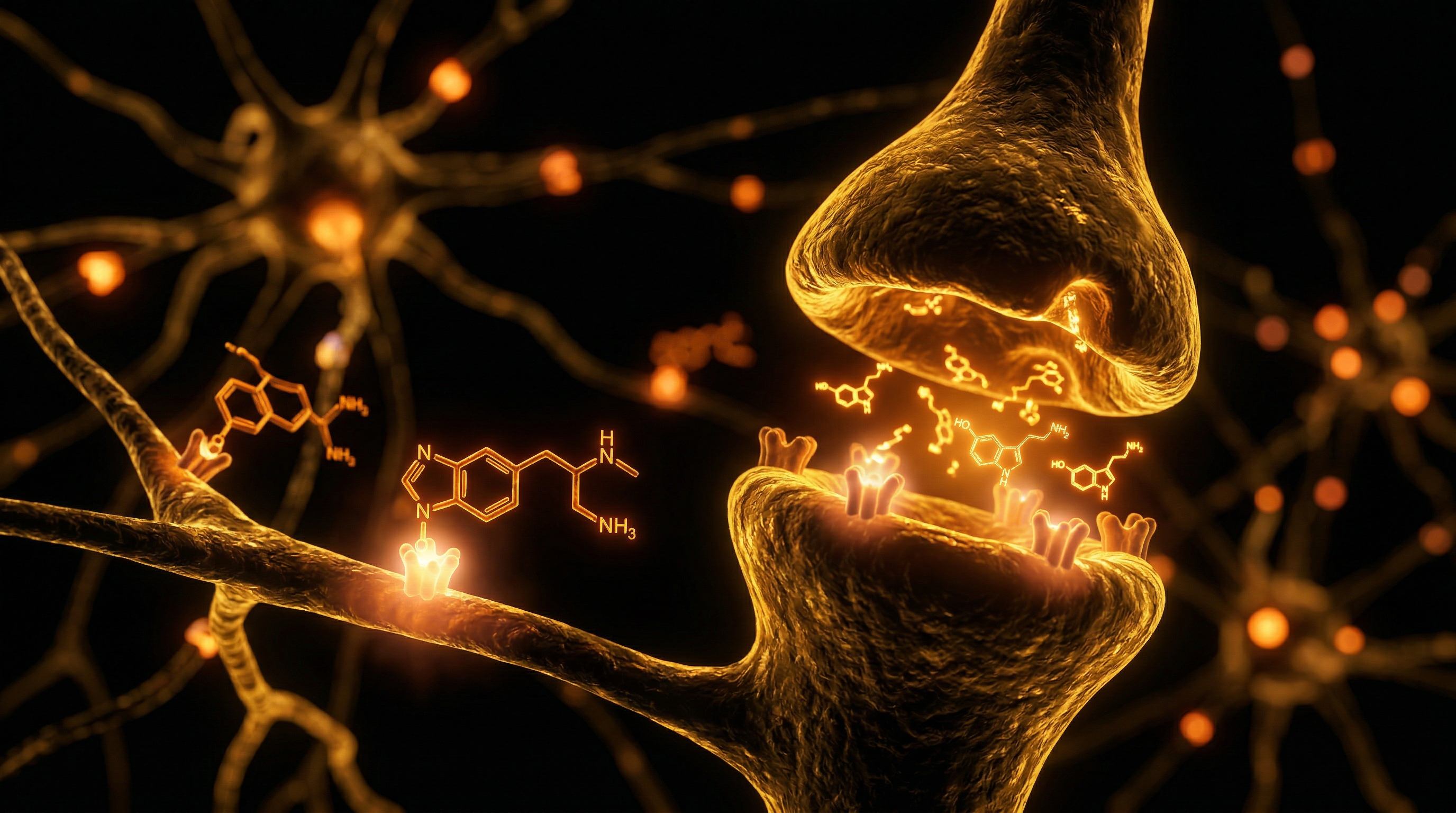 Scientific illustration for MDMA-Assisted Psychotherapy: A Paradigm Shift for Treatment-Resistant PTSD