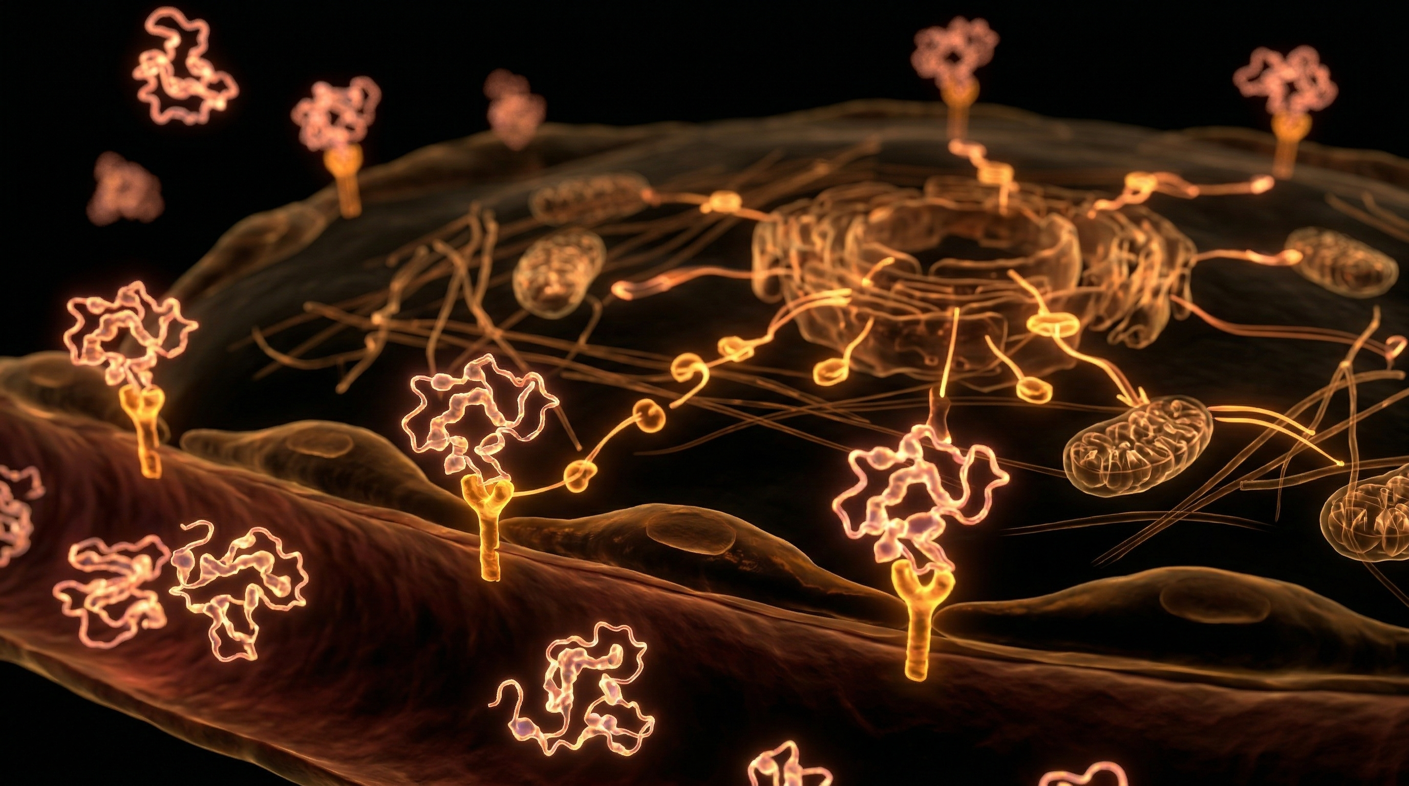 Scientific illustration for C-Peptide: Essential Microvascular Protection for Diabetics
