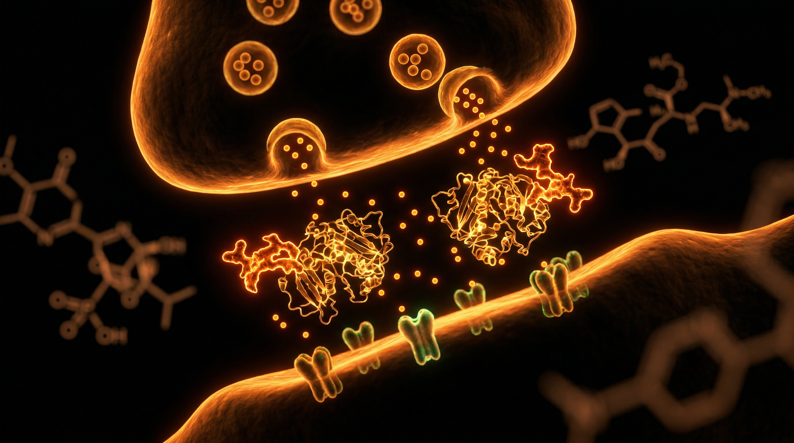 Scientific illustration for Synaptic Interference: Organophosphate Residues in UK Imported Produce