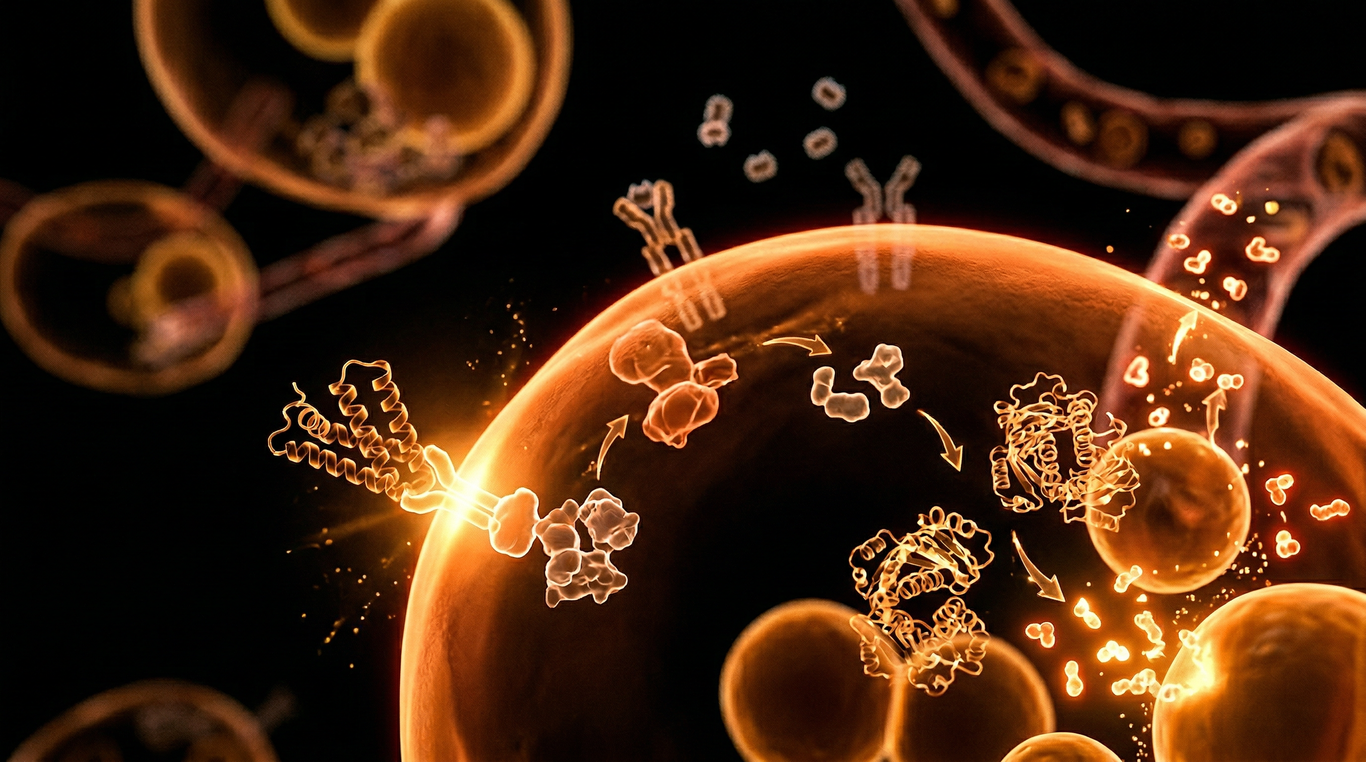 Scientific illustration for AOD9604: Exploring Lipolysis Without Glycemic Interference