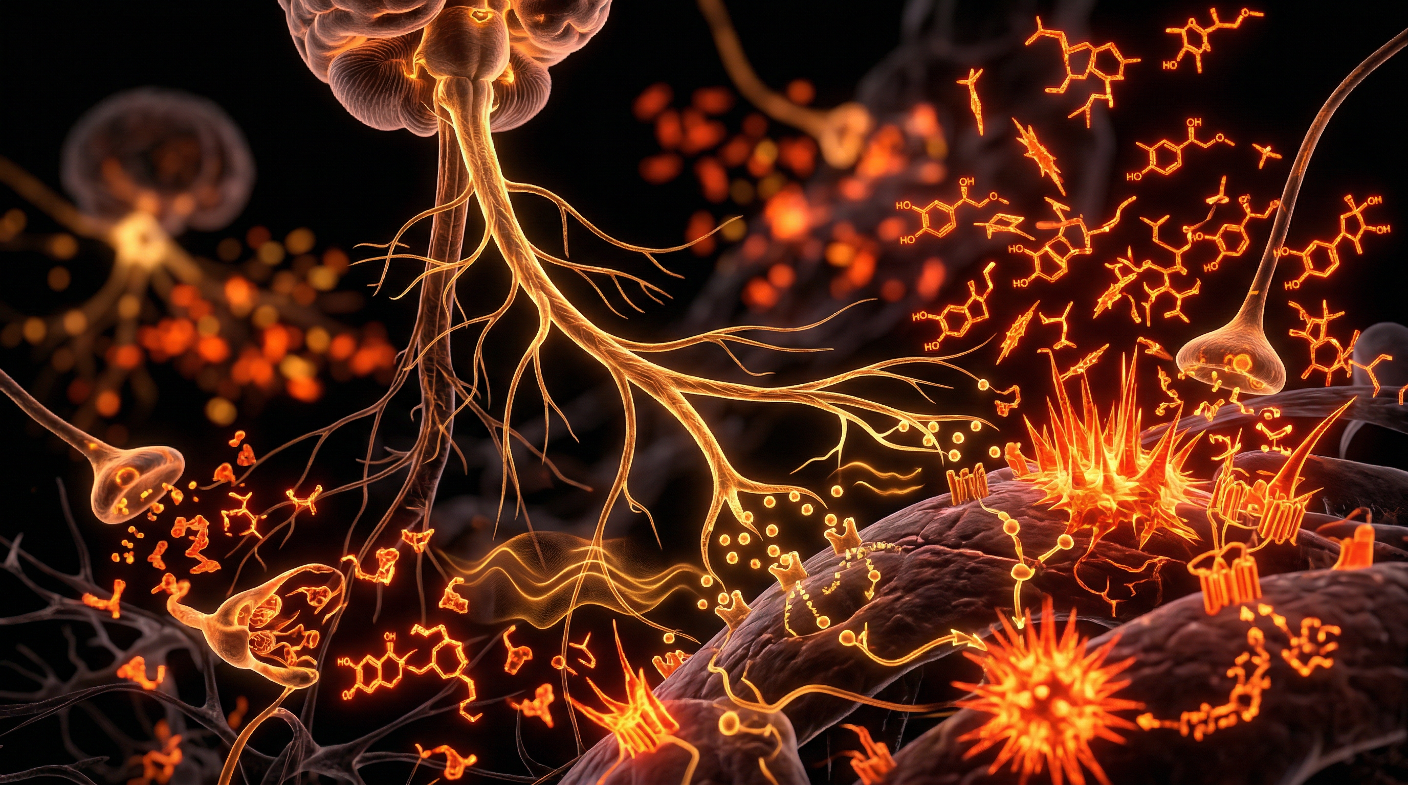 Scientific illustration for The Vagus Nerve: Ancient Breathwork vs Modern Sympathetic Dominance