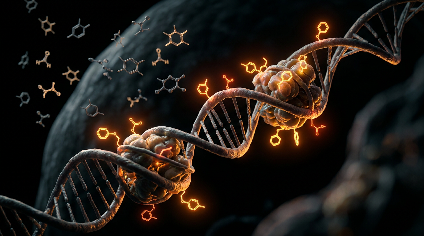 Scientific illustration for Chemical Classrooms: VOCs and the Epigenetic Re-Programming of a Generation
