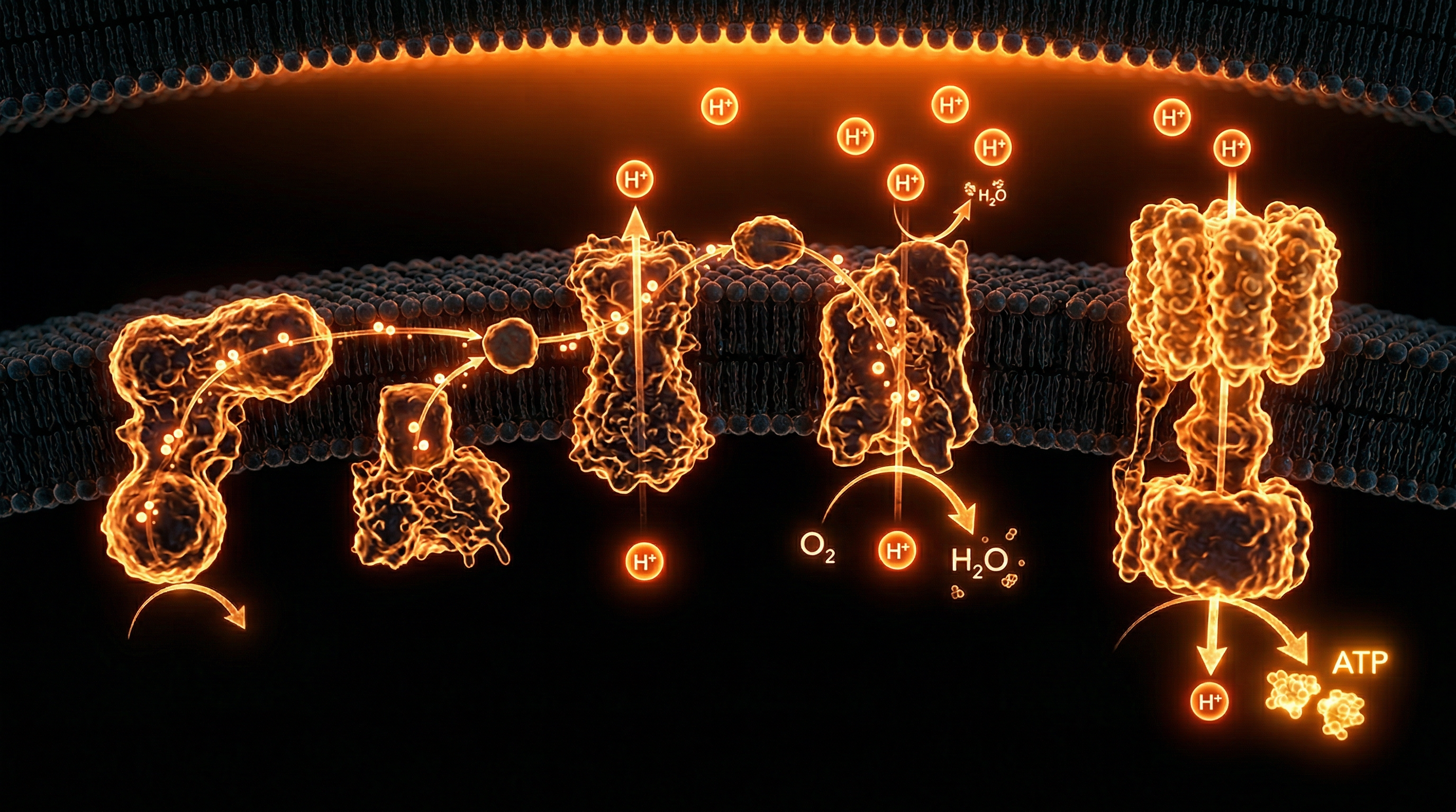 Scientific illustration for The Electron Transport Chain: Where Energy Becomes Life