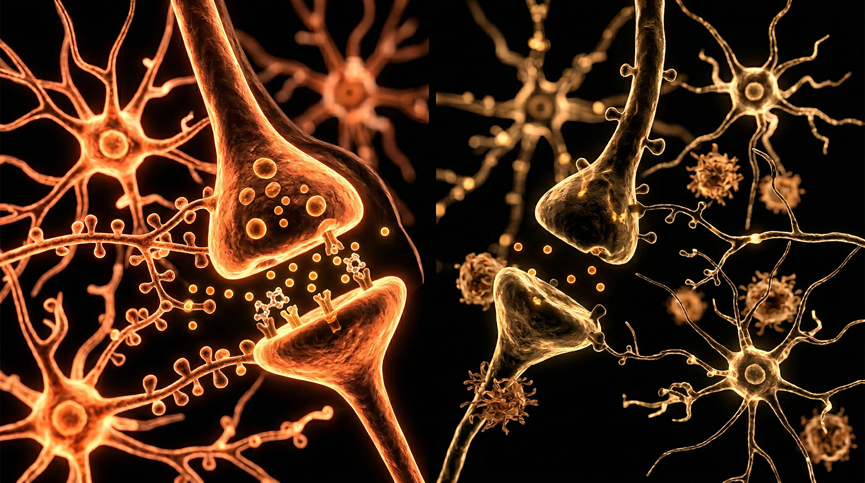 Scientific illustration for Neuroplasticity: Ancient Meditation vs Digital Cognitive Decline