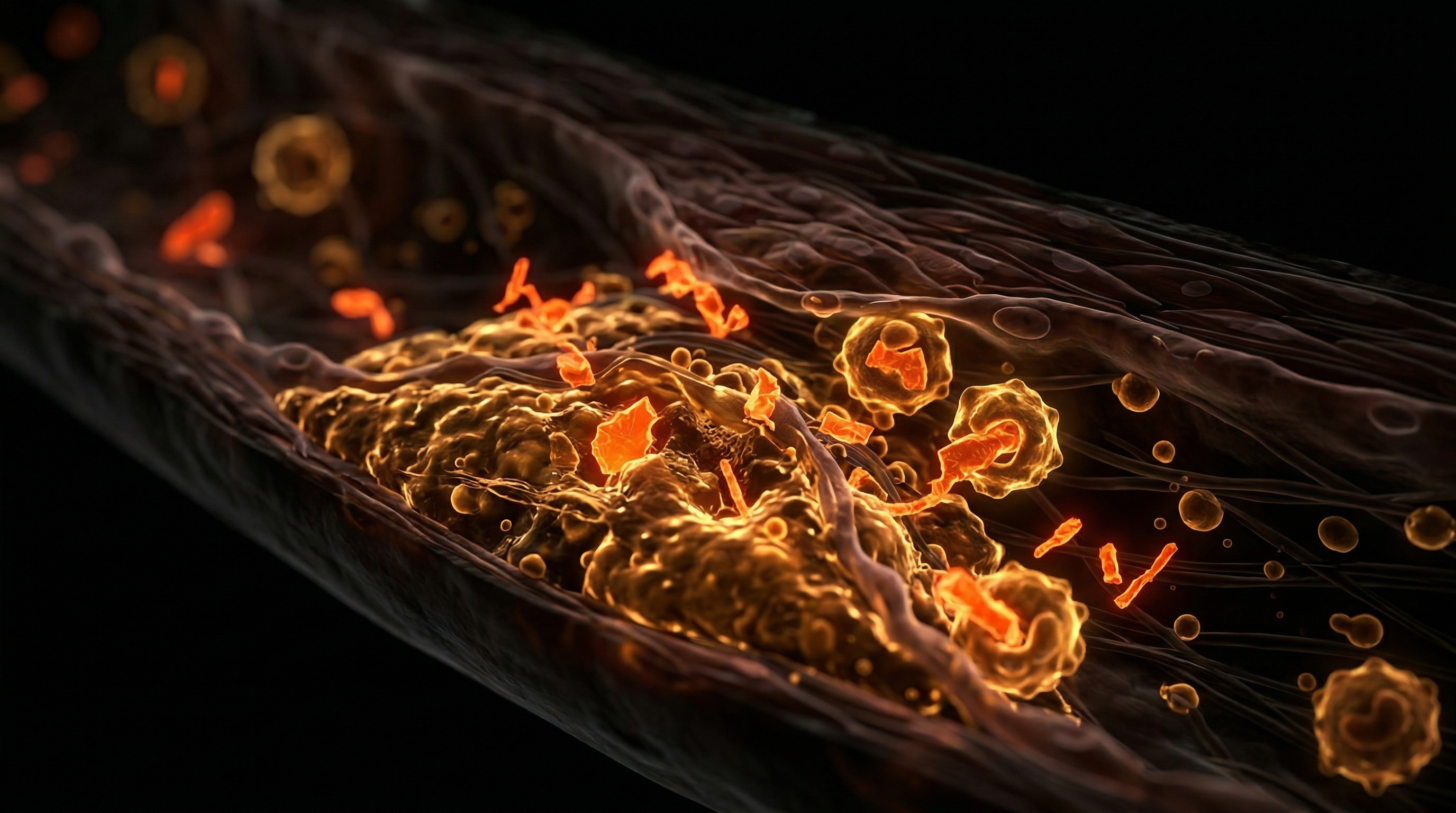 Scientific illustration for Microplastics and Vascular Lipid Deposition