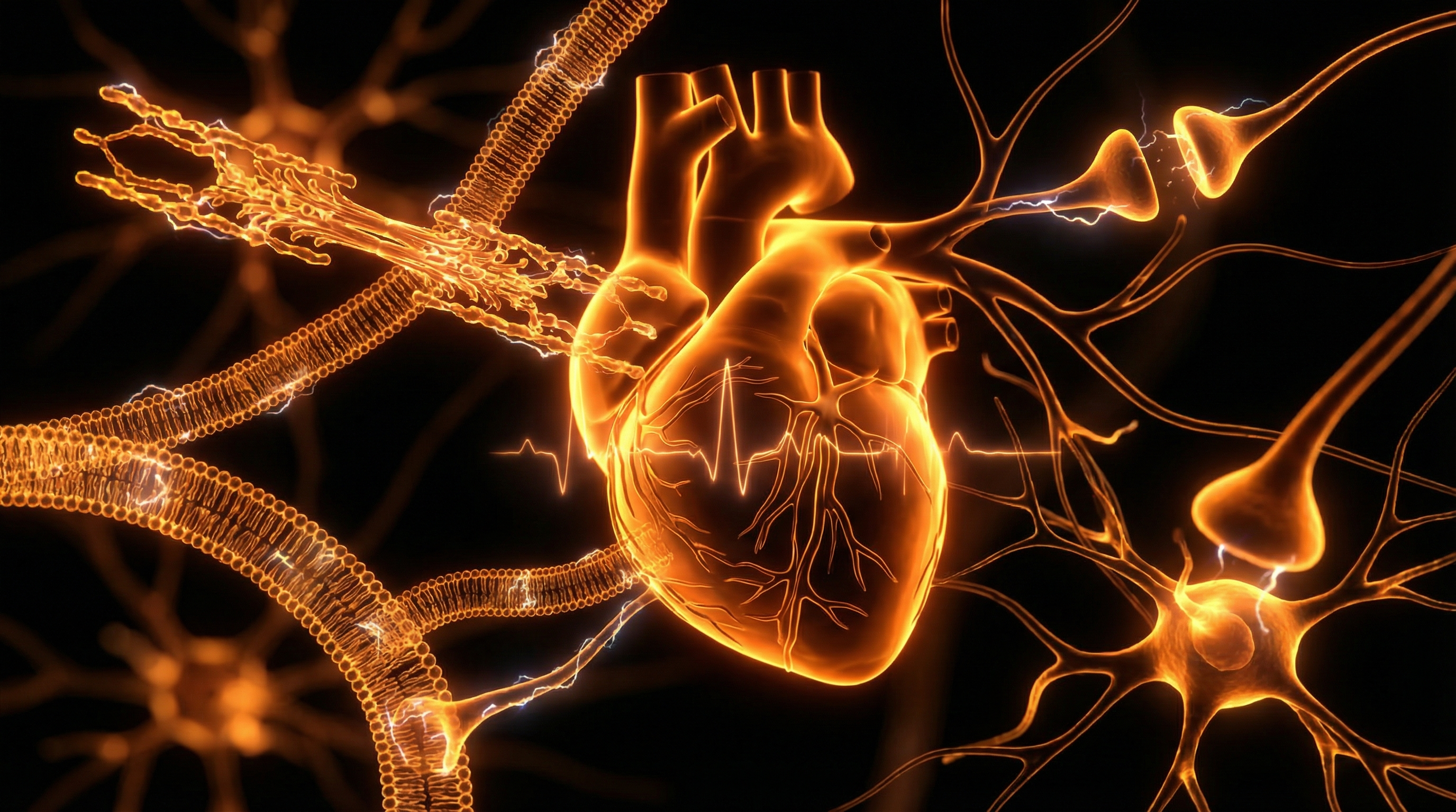 Scientific illustration for Heart Rate Variability: The Gold Standard Biomarker for Autonomic Nervous System Resilience