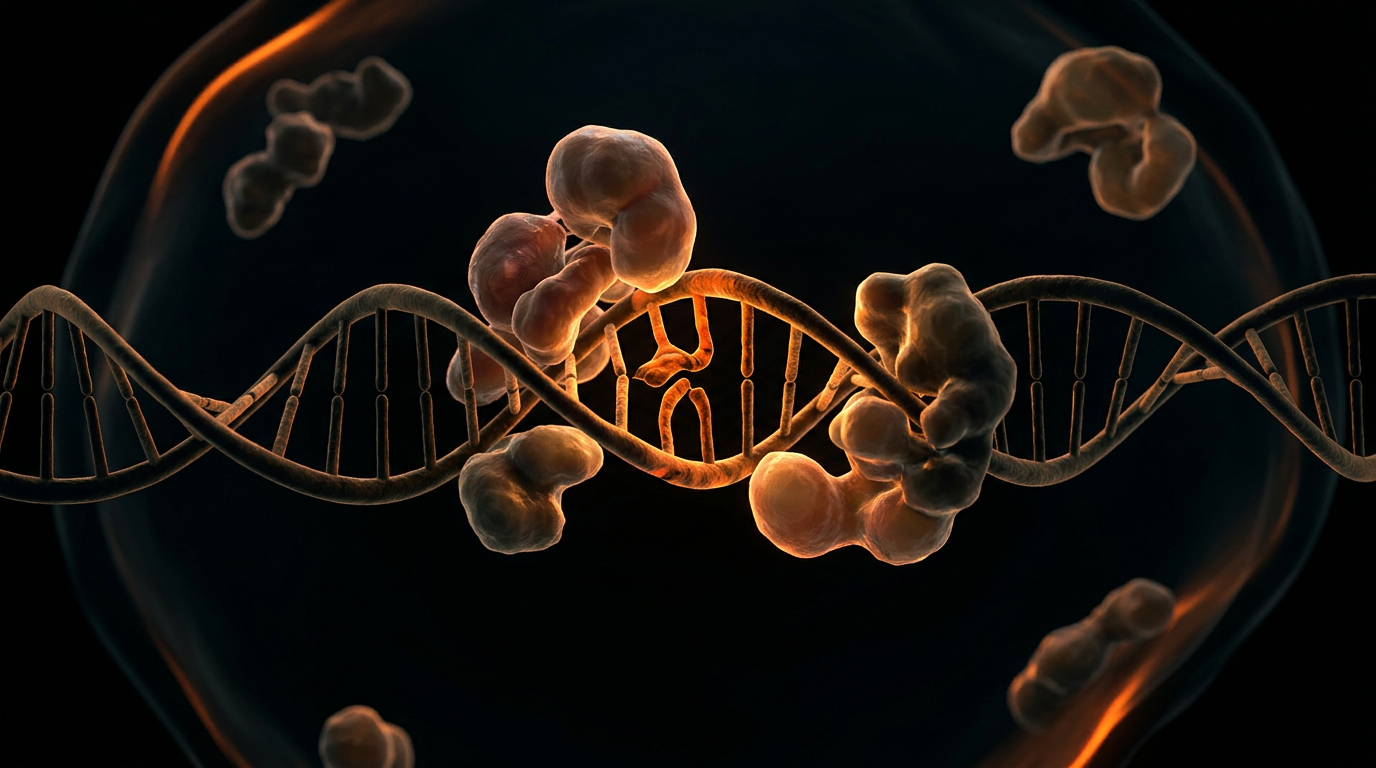 Scientific illustration for Nucleotide Excision Repair: The Cellular Defense Against UV-Induced DNA Adducts