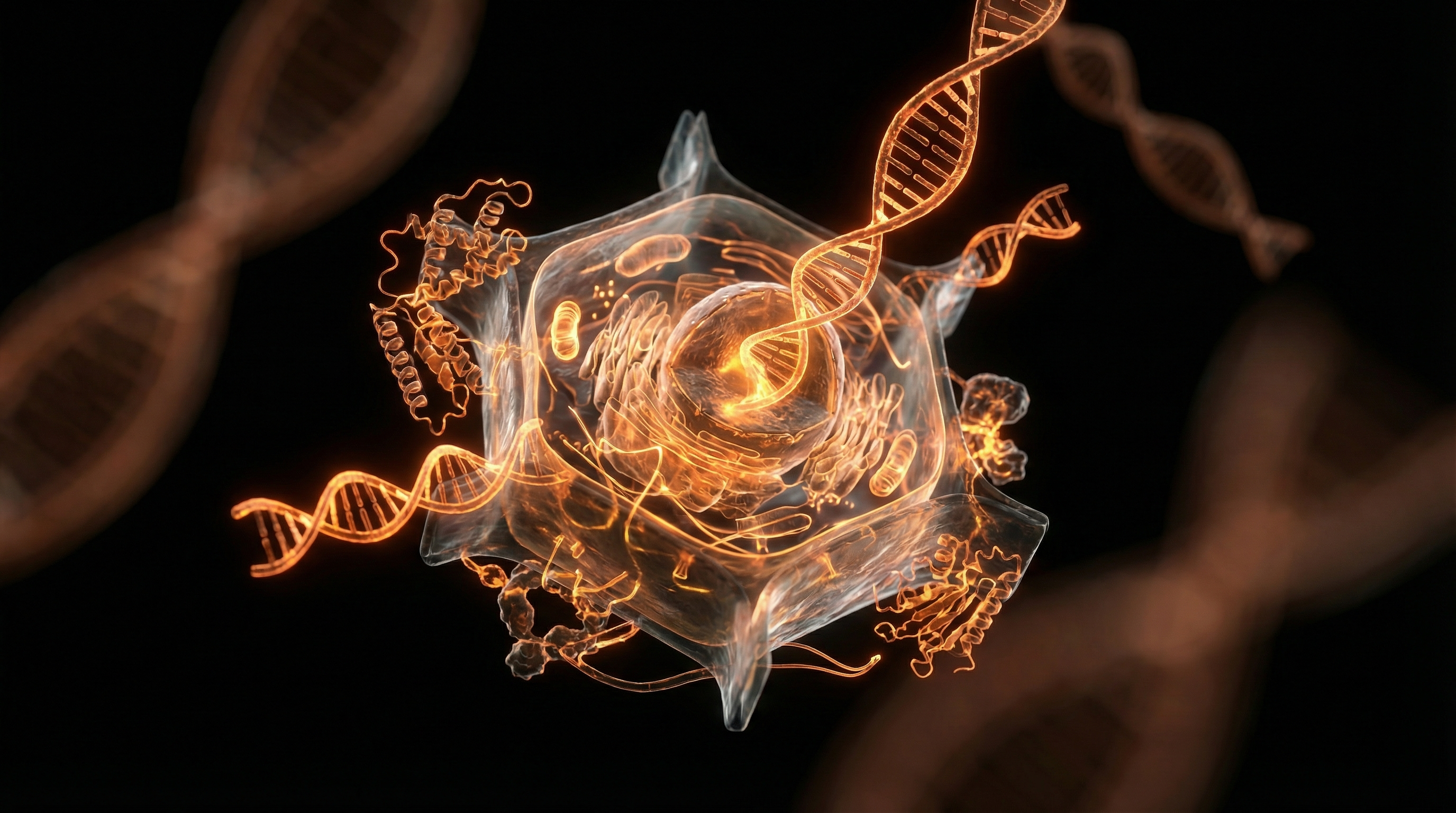 Scientific illustration for Synthetic Biology and the Rise of Xenobiotic Organisms in Modern Agriculture