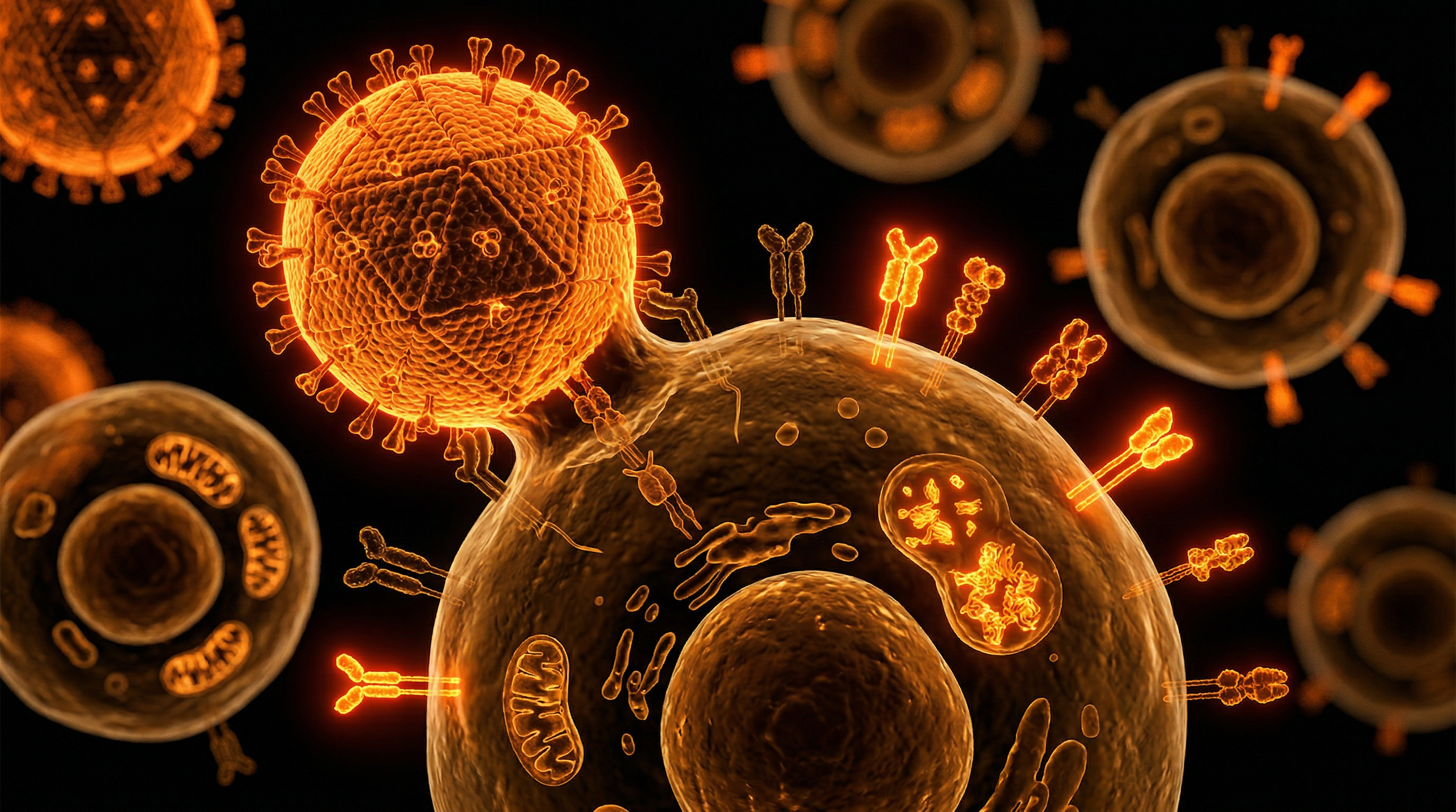 Scientific illustration for Cytomegalovirus: The Stealth Accelerator of Immune Ageing