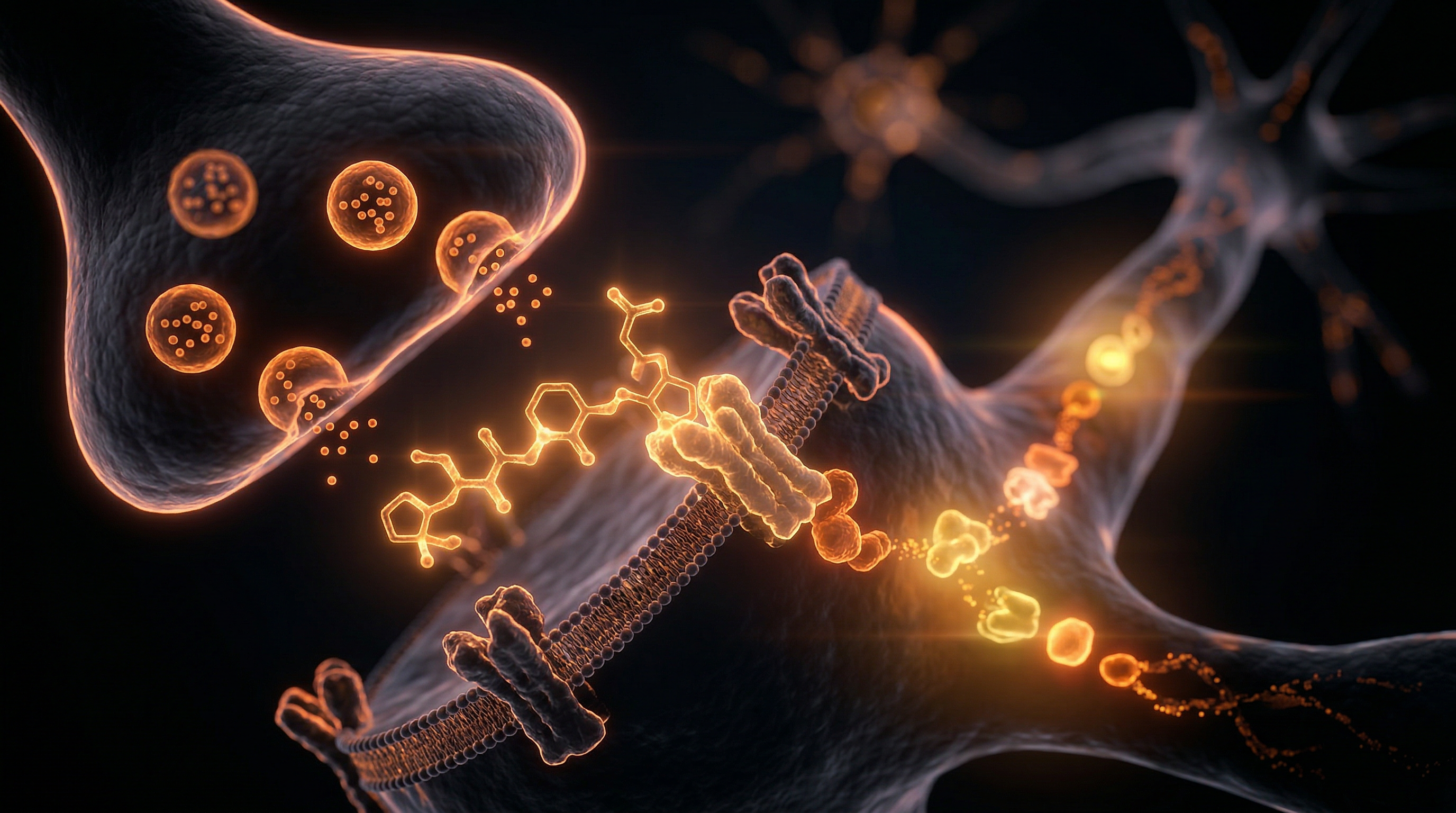 Scientific illustration for Selank: Neural Resilience Against Modern Anxiety Catalysts