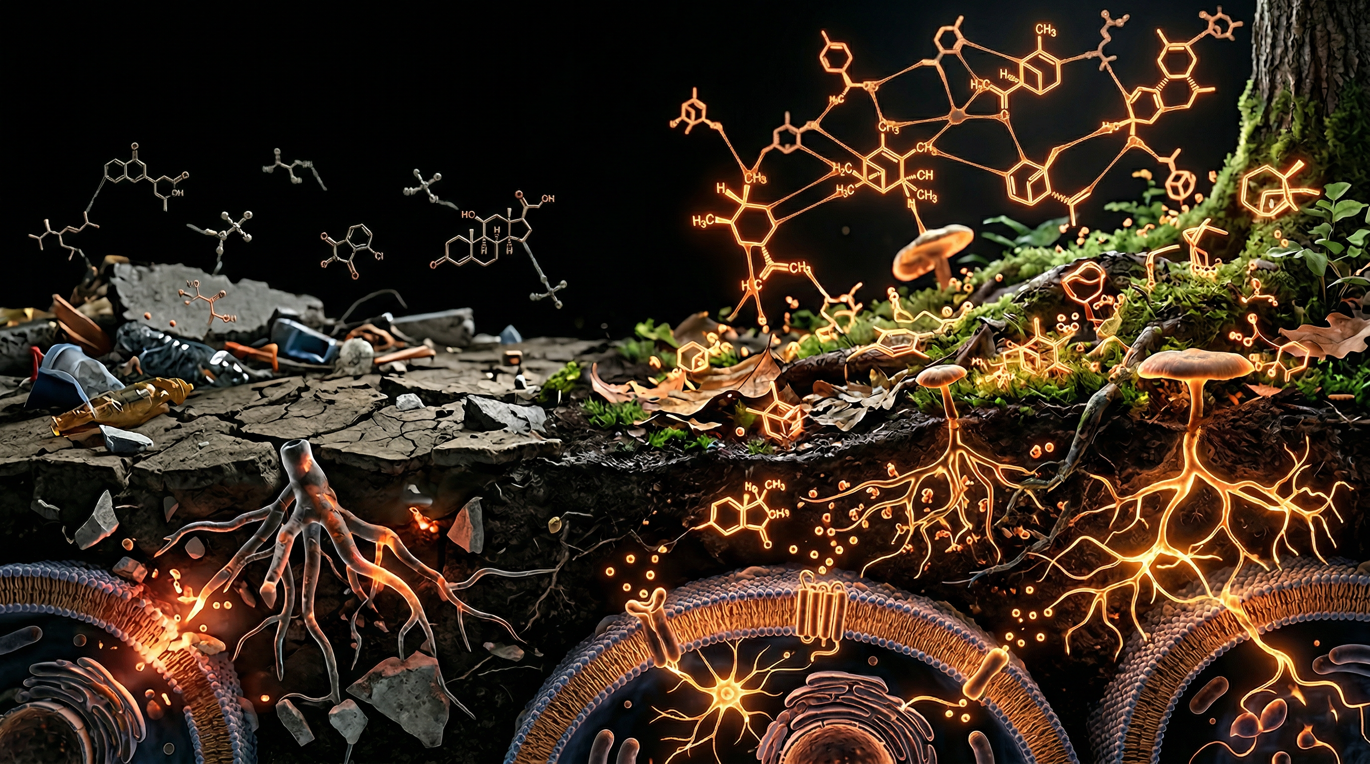 Scientific illustration for Terpenes and the Forest Floor: Shinrin-Yoku vs Urbanization