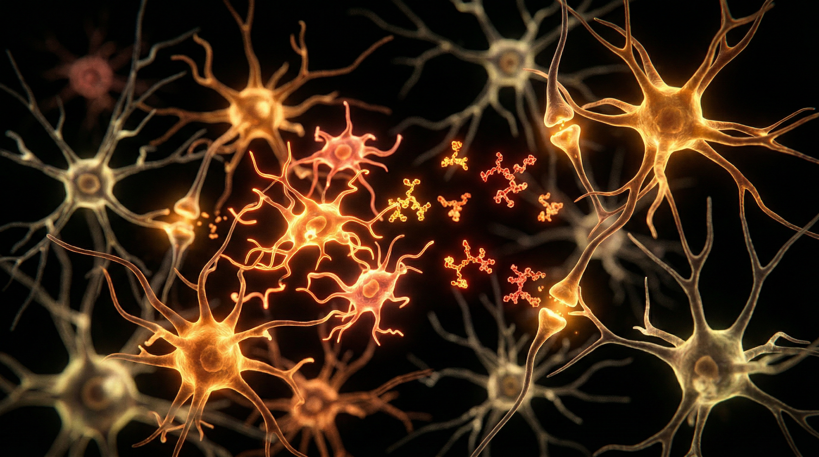 Scientific illustration for Neuroinflammation: The Biological Root of Mental Illness