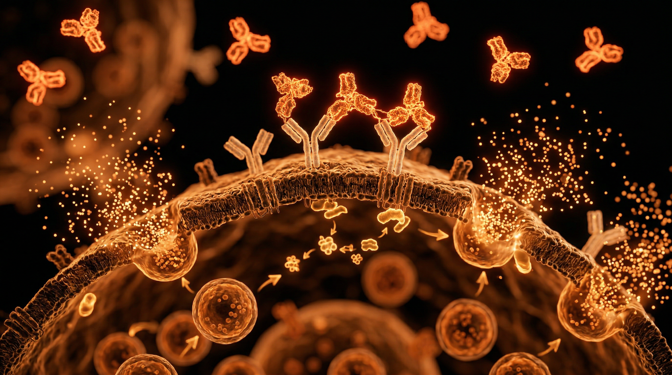 Scientific illustration for Mast Cell Activation Syndrome: The Allergic Response to Persistent Spike Presence