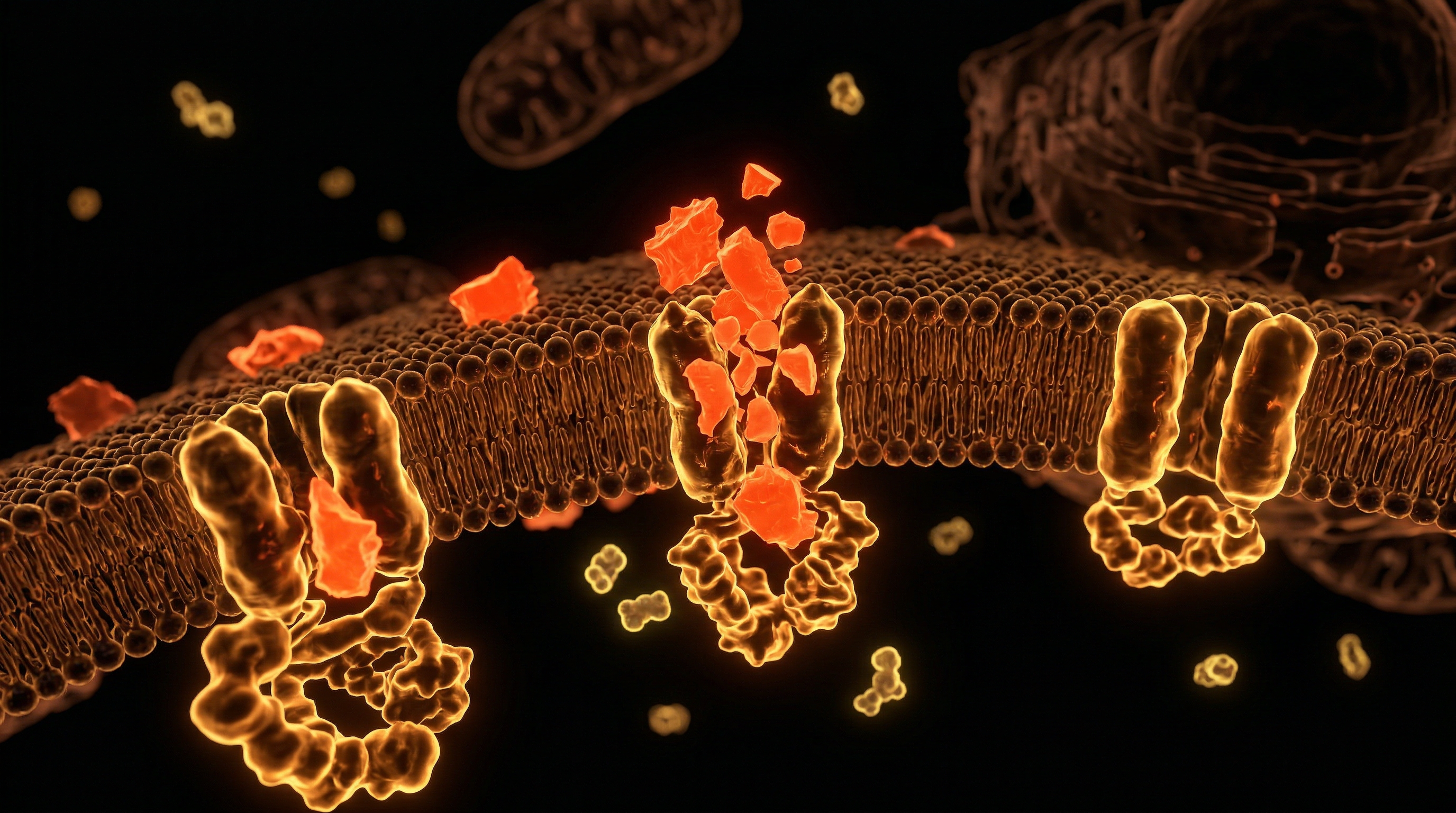 Scientific illustration for Microplastics and Efflux: Impeding Cellular Clearance