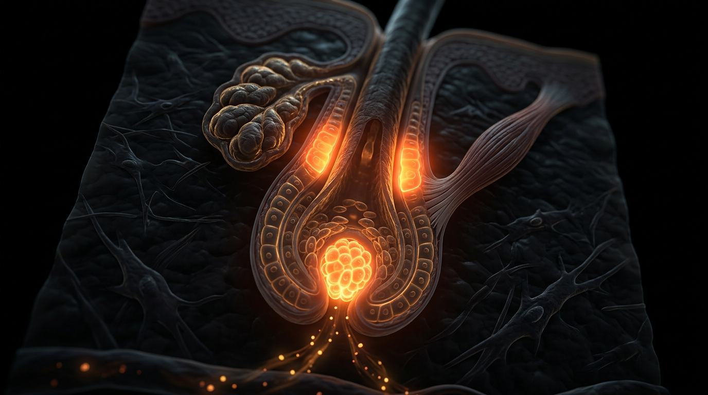Scientific illustration for The Gut-Hair Axis: Why Digestive Health is the Secret to a Lush Mane
