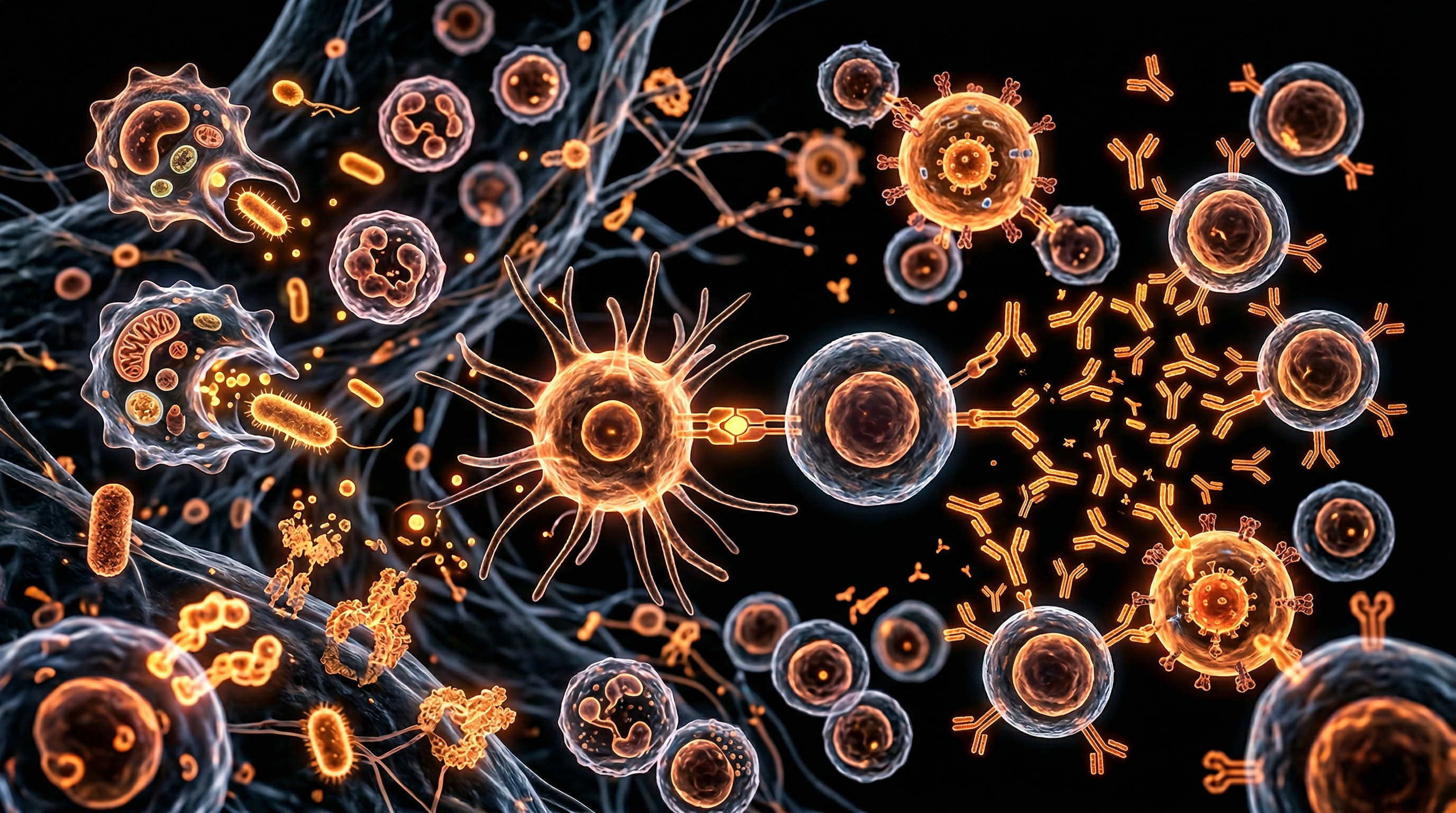Scientific illustration for The Strategic Layers of Your Innate and Adaptive Immune Responses