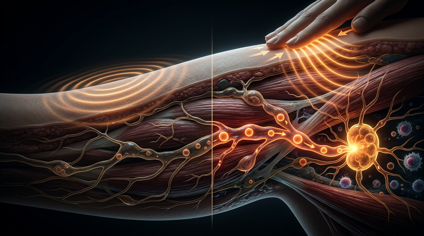 Scientific illustration for Manual Lymphatic Drainage: Scientific Necessity or Placebo Effect?