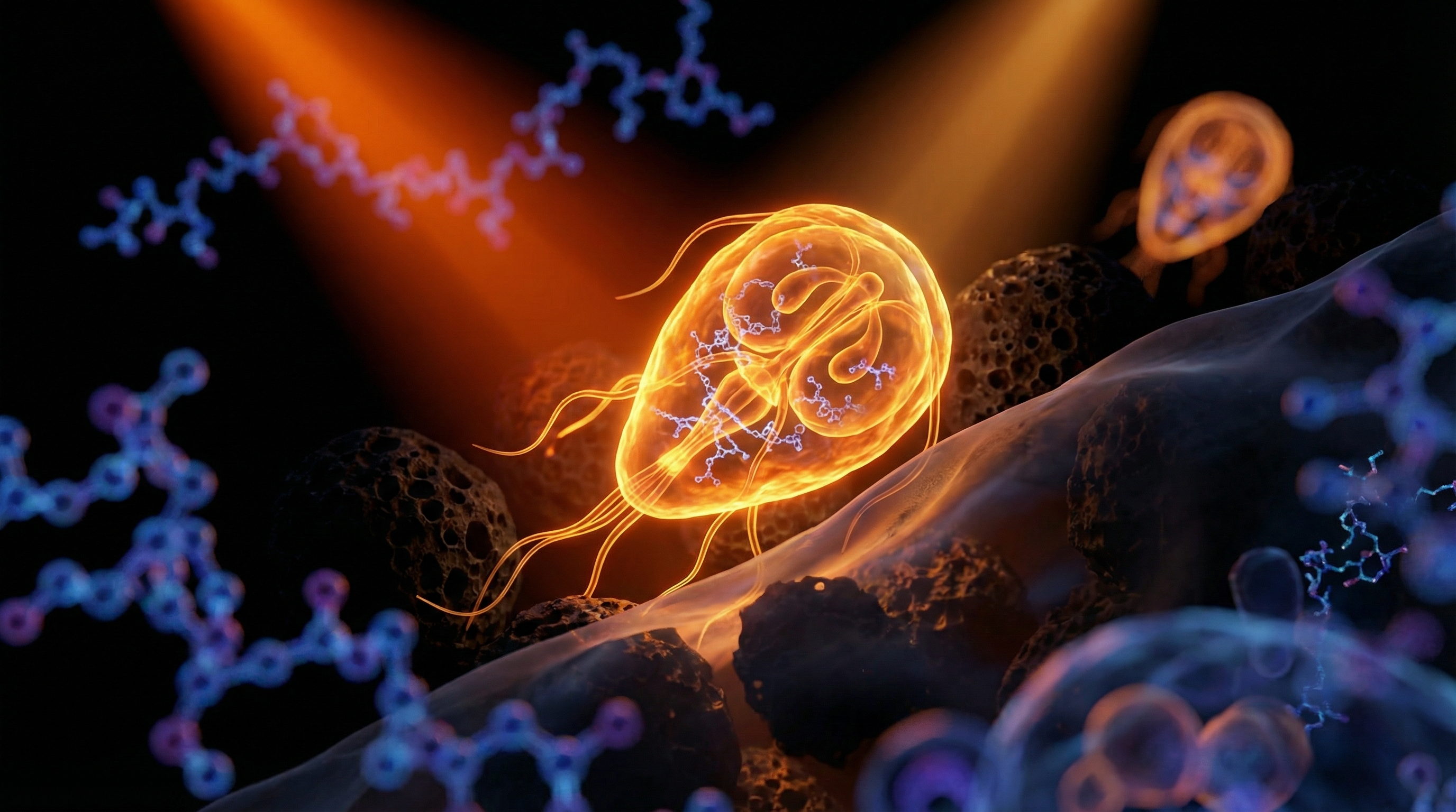 Scientific illustration for Giardia Lamblia: Why UK Water Filtration Systems Aren't Always Enough