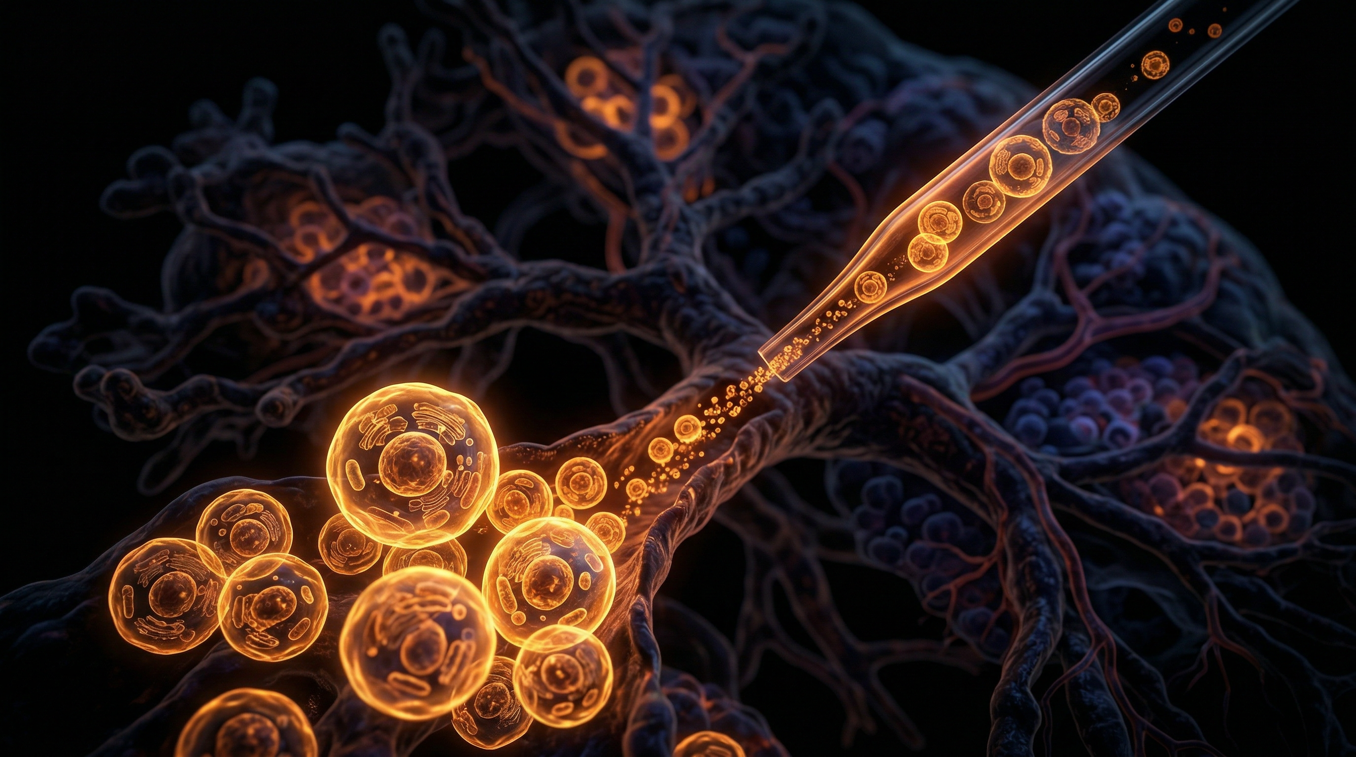 Scientific illustration for Perinatal Cells: Harvesting Life-Saving Potential from the Placenta