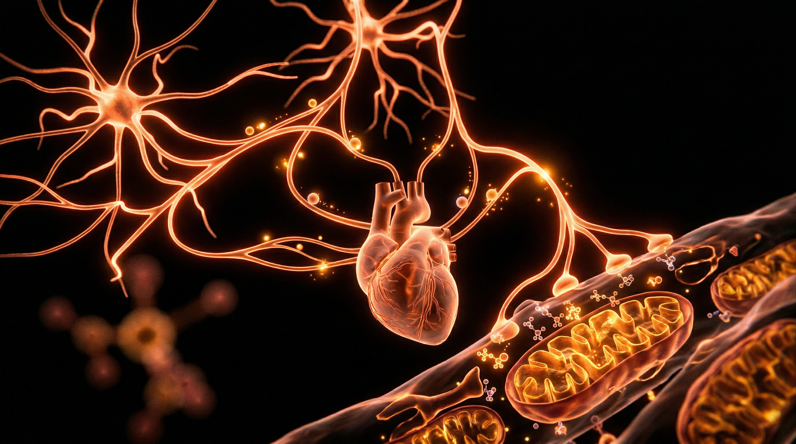 Scientific illustration for Heart Rate Variability: A Physiological Window into Your Autonomic Resilience