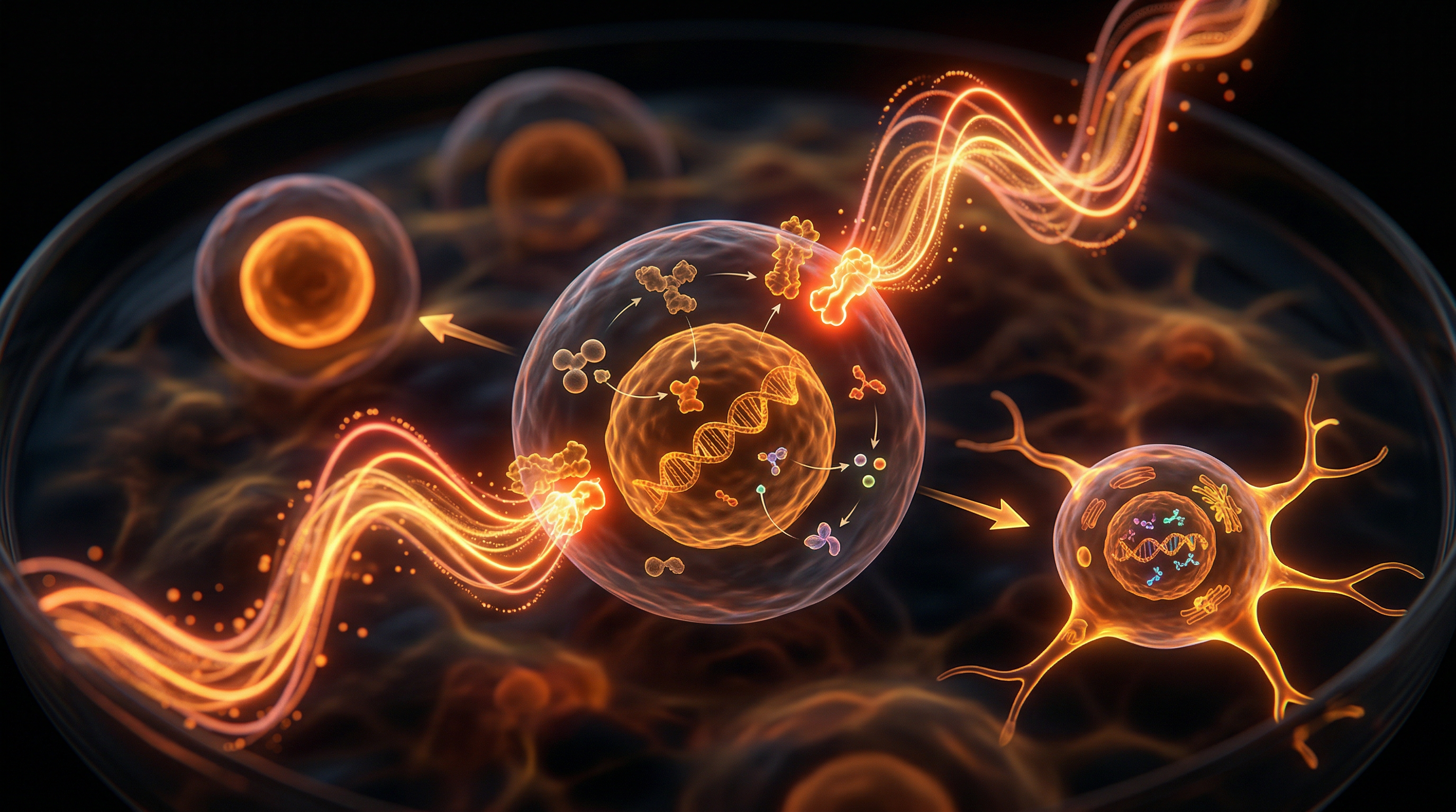 Scientific illustration for Electromagnetic Fields: Can Radiation Alter Stem Cell Fate?