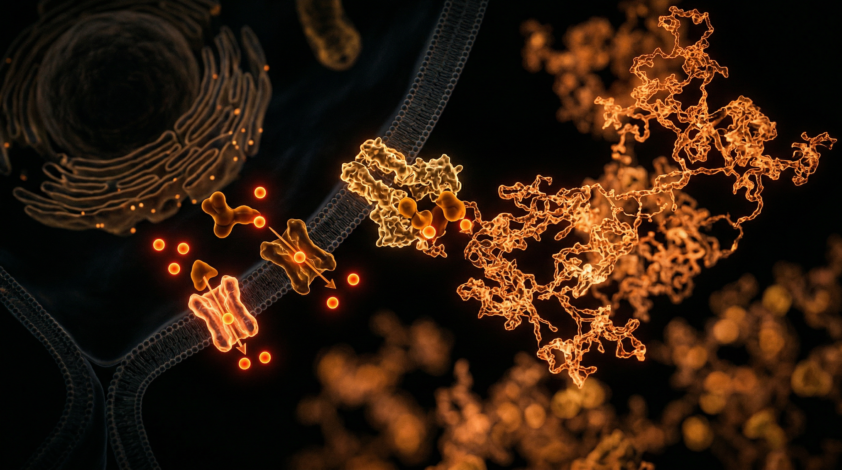 Scientific illustration for Iodine Displacement: The Biochemical Rivalry in the Thyroid