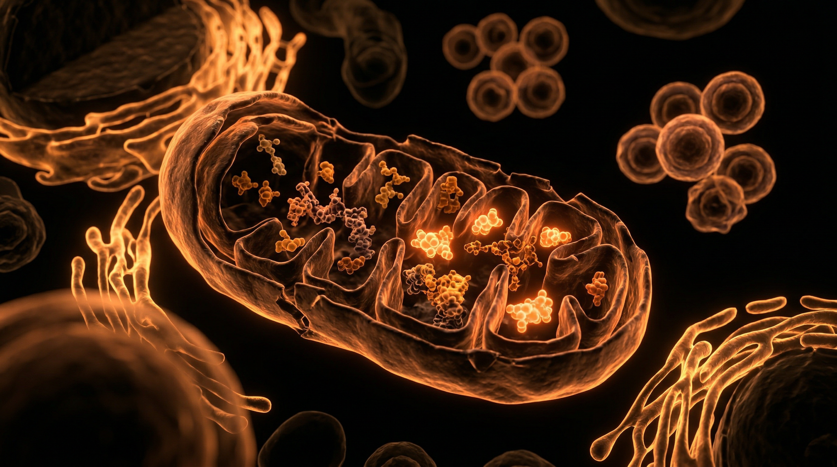 Scientific illustration for Mitochondrial Dysfunction: The Energy Crisis of Immune Genesis