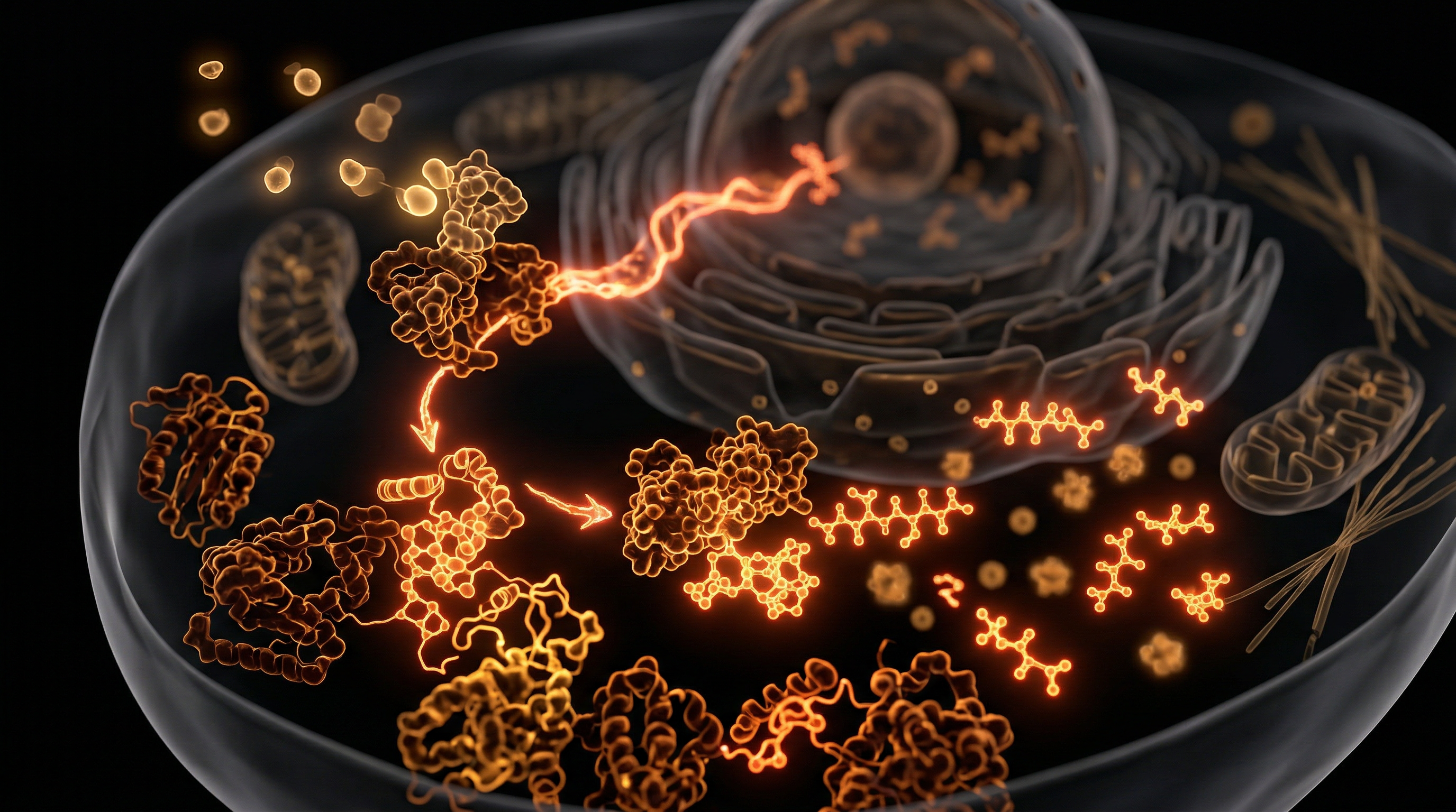 Scientific illustration for Antioxidant Amplification: Stimulating Endogenous Glutathione Production through Hormetic Stress