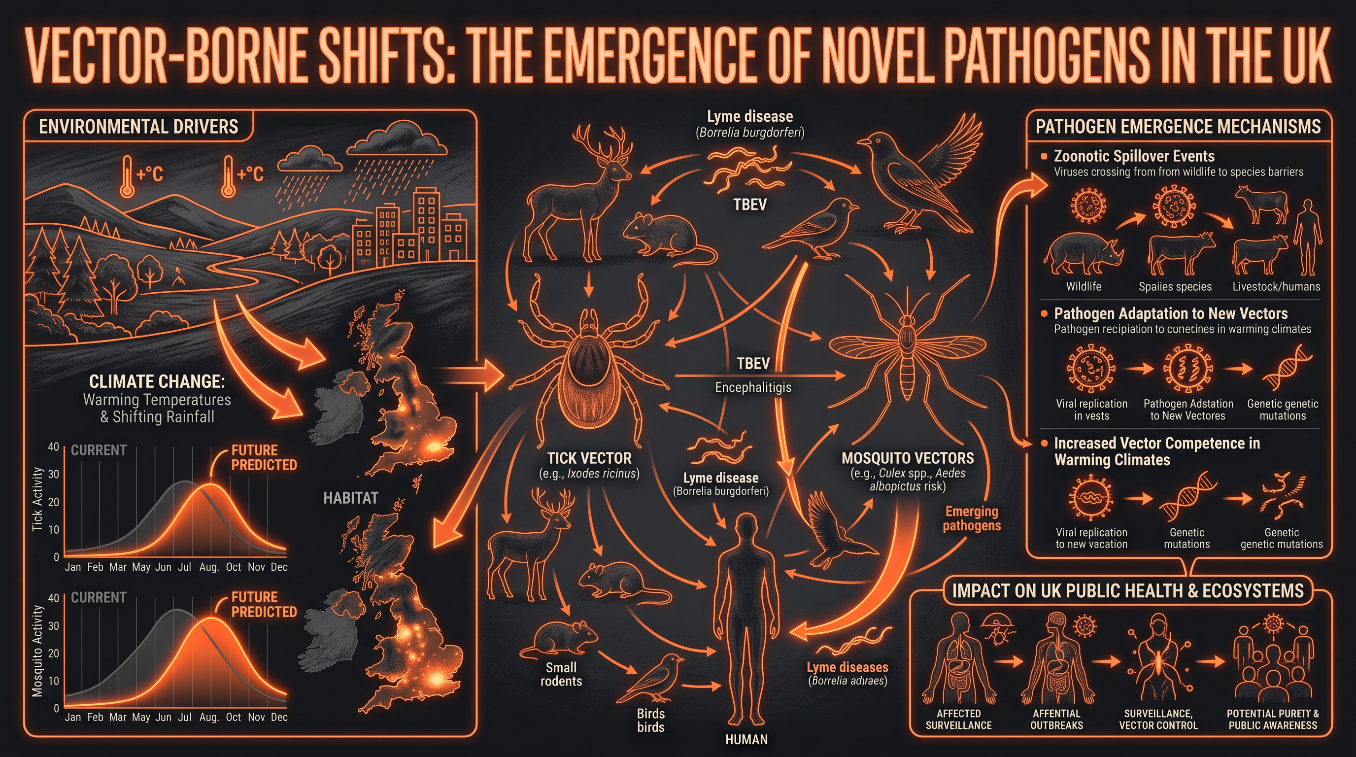 Vector-Borne Shifts: The Emergence of Novel Pathogens in the UK