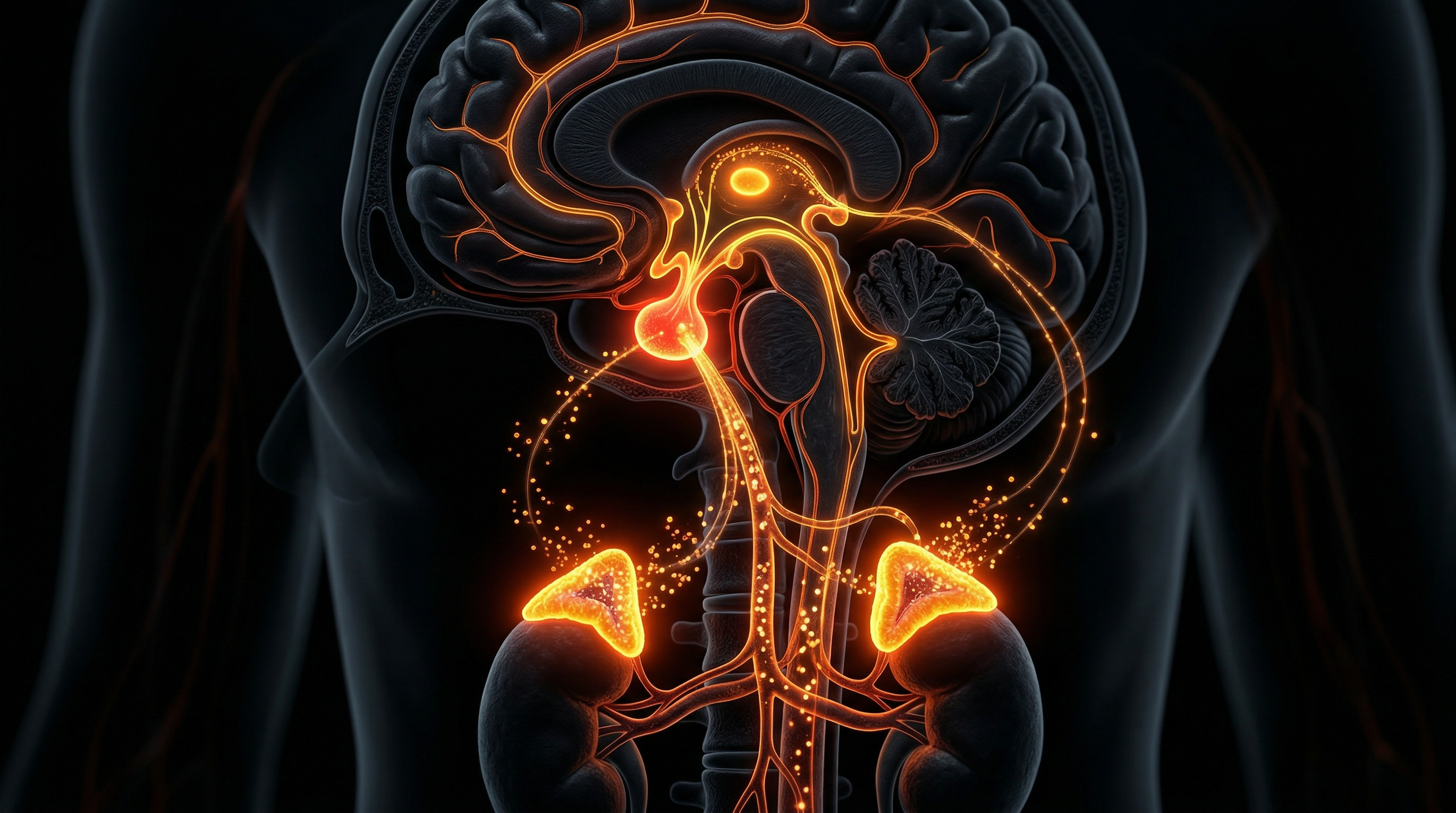 Scientific illustration for The HPA Axis: Anatomy of Modern Stress